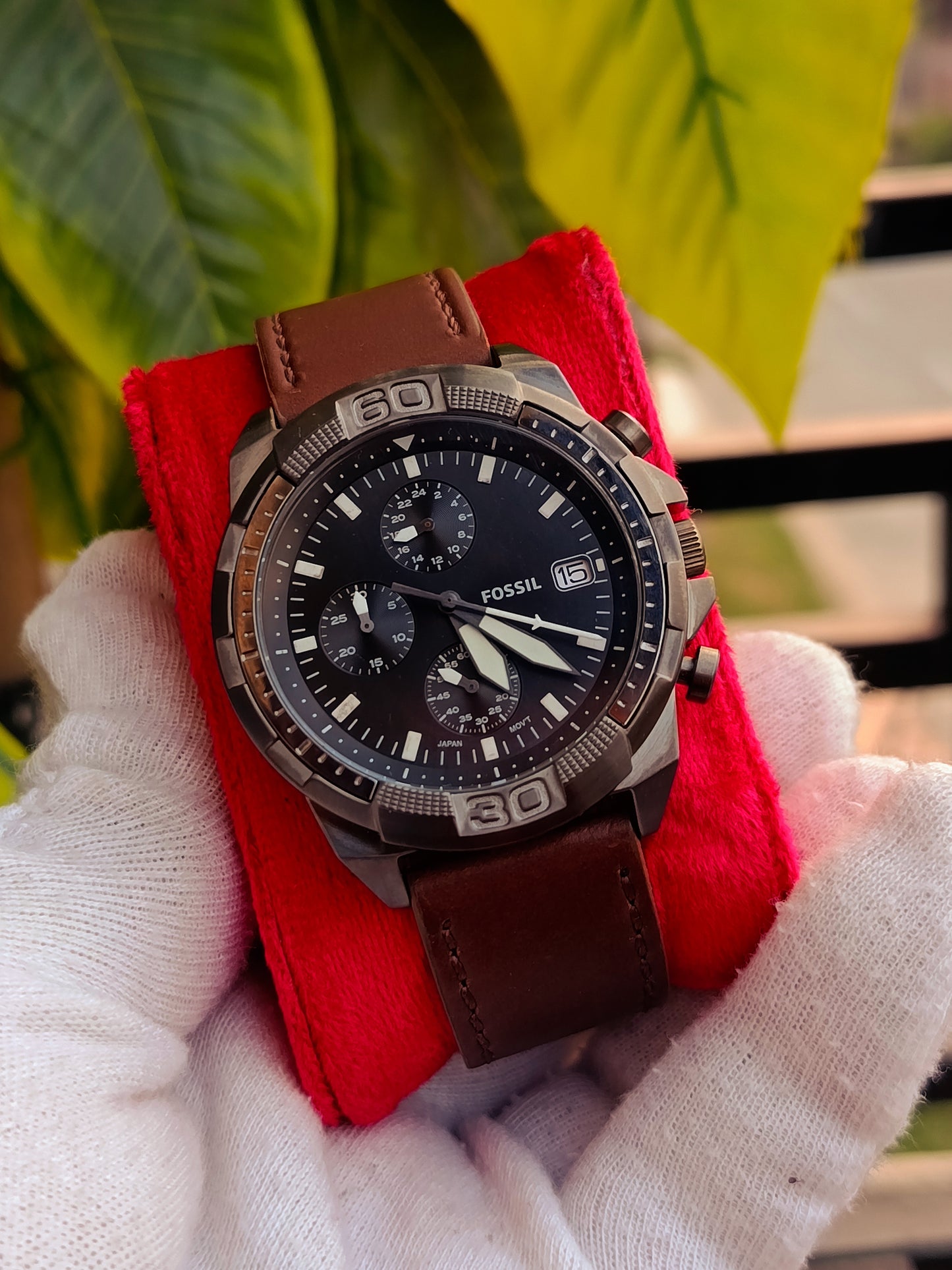 Fossil BRONSON FS5855 Men's Chronograph Watch – Bold, Rugged & Stylish Timepiece