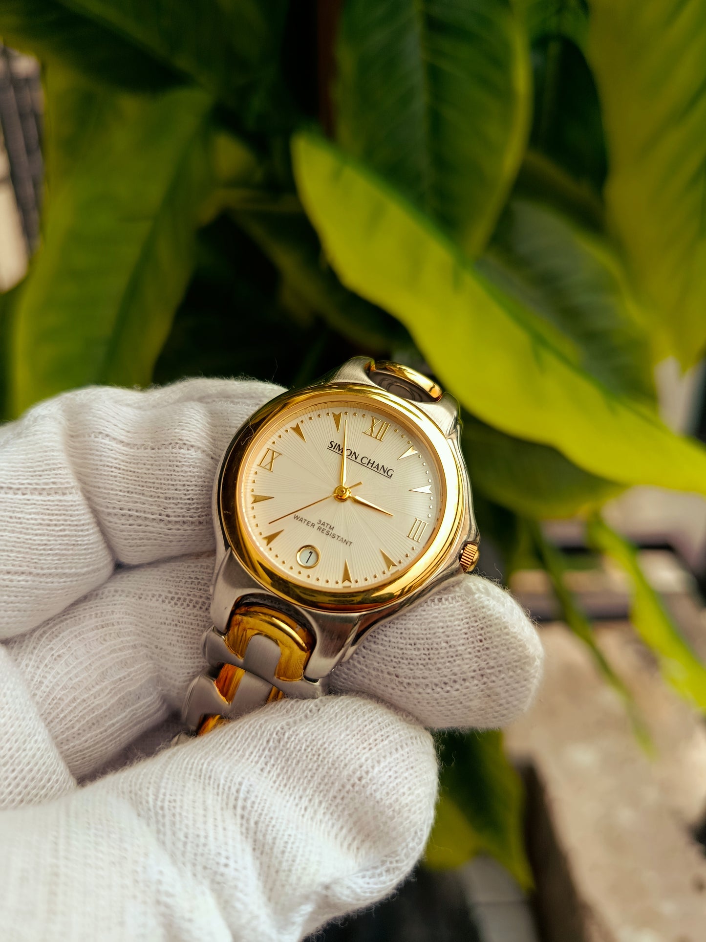 Simon Chang Gold Plated Rare Vintage Watch