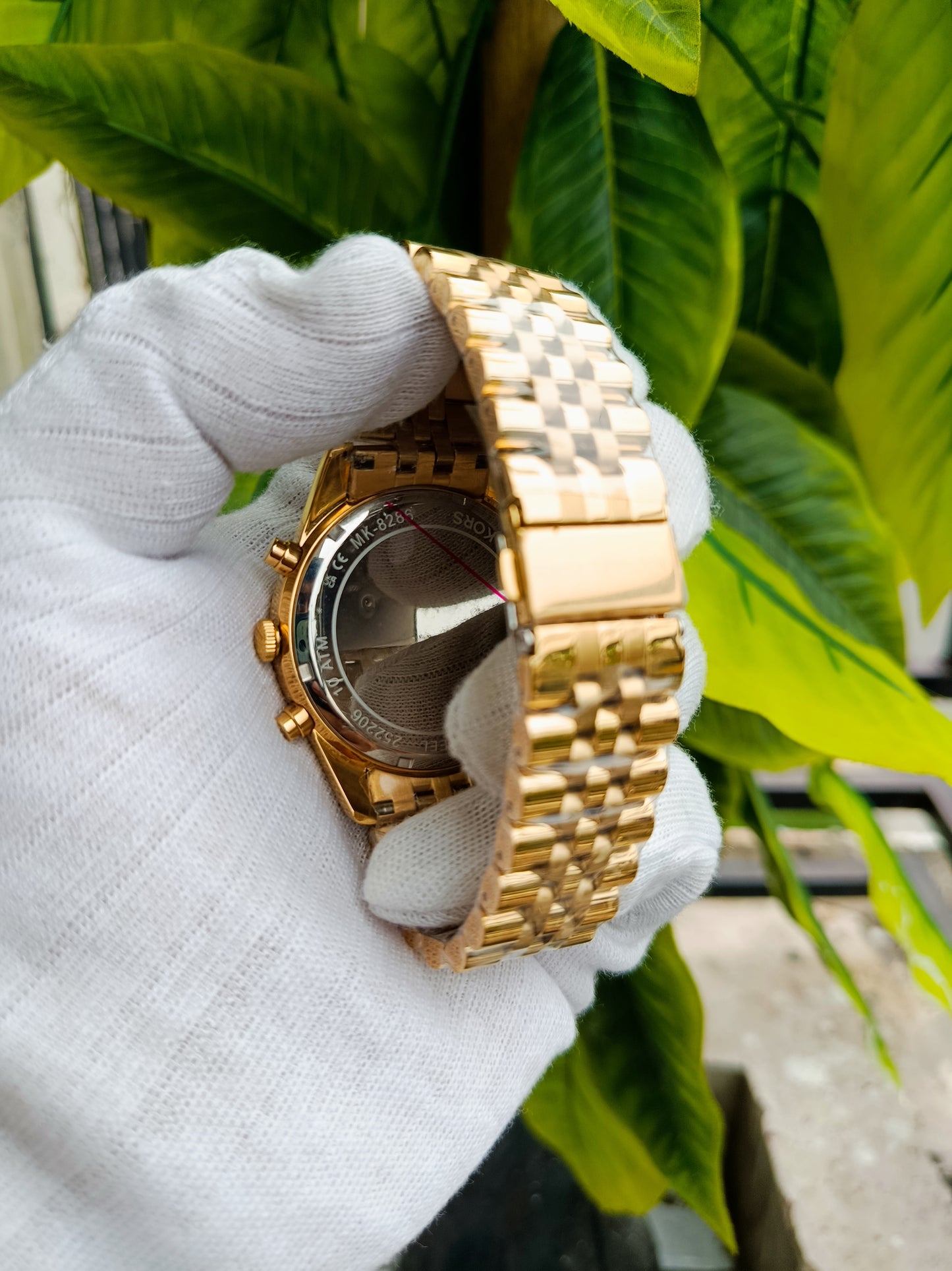 Michael Kors Lexington Chronograph Black Dial Stainless Steel Men's Watch - MK8286