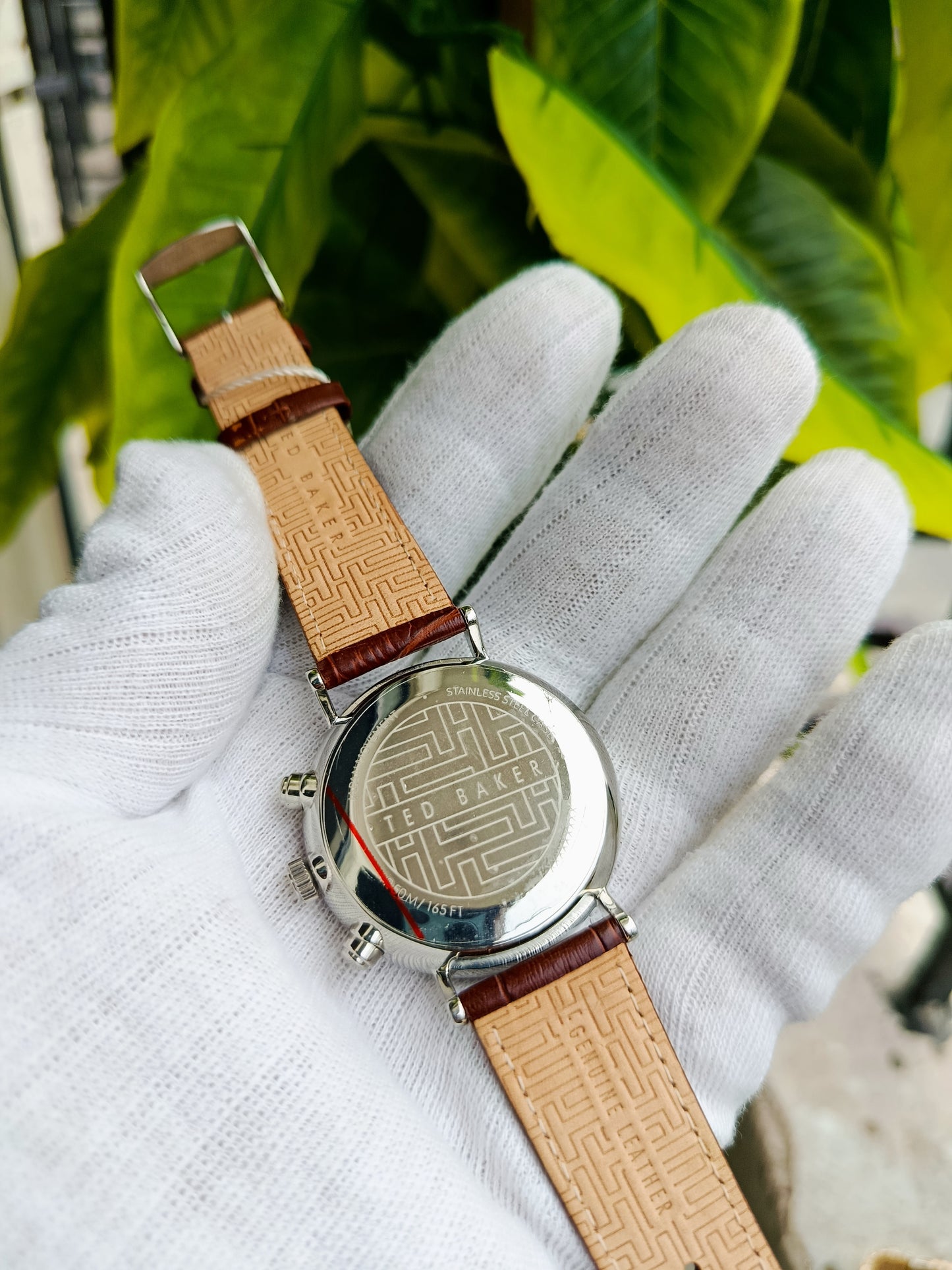 Ted Baker Men's Mimosaa Chronograph Watch - Brown Leather Strap BKPMMF123