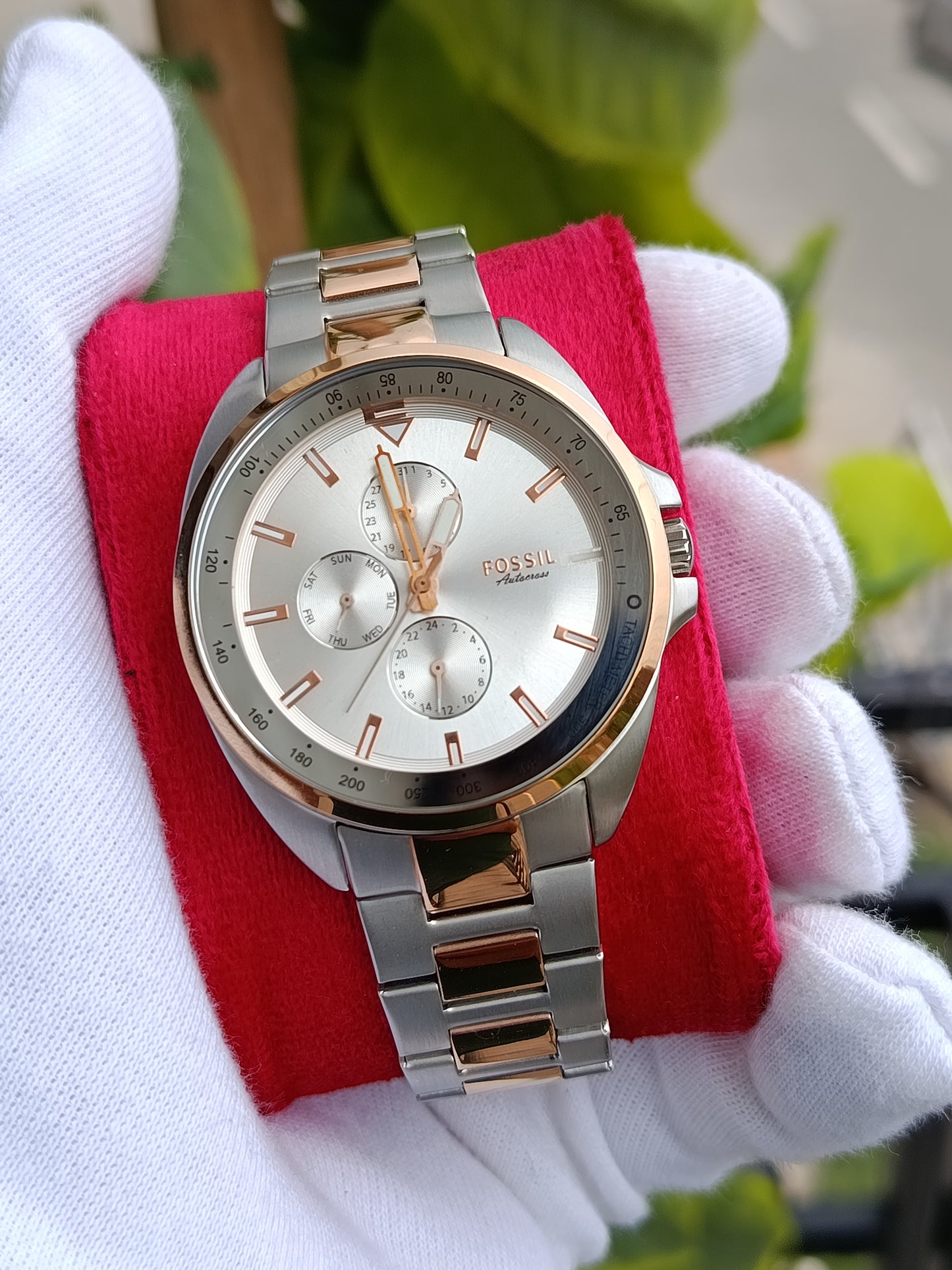 FOSSIL Men's Top-Selling Chronograph Watch – Two-Tone Stainless Steel – BQ2642M