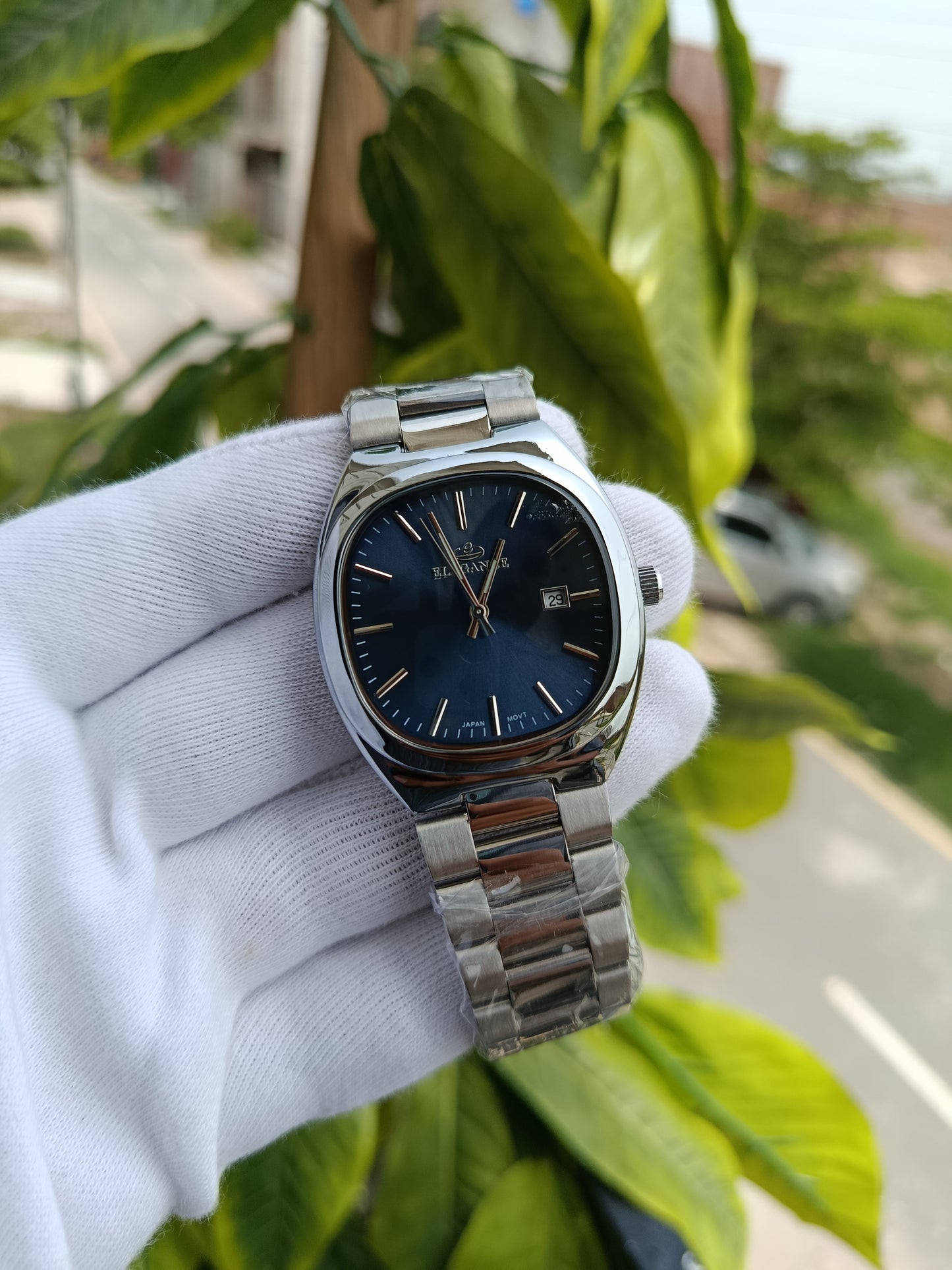 Elegance Royal Blue Dial Men's Watch