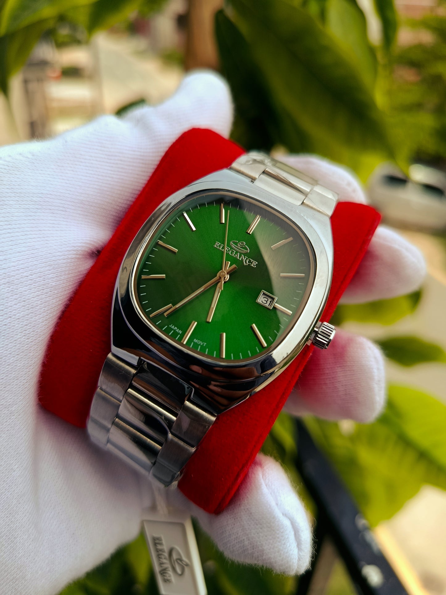 Elegance 1125 Green Dial's Men's Watch