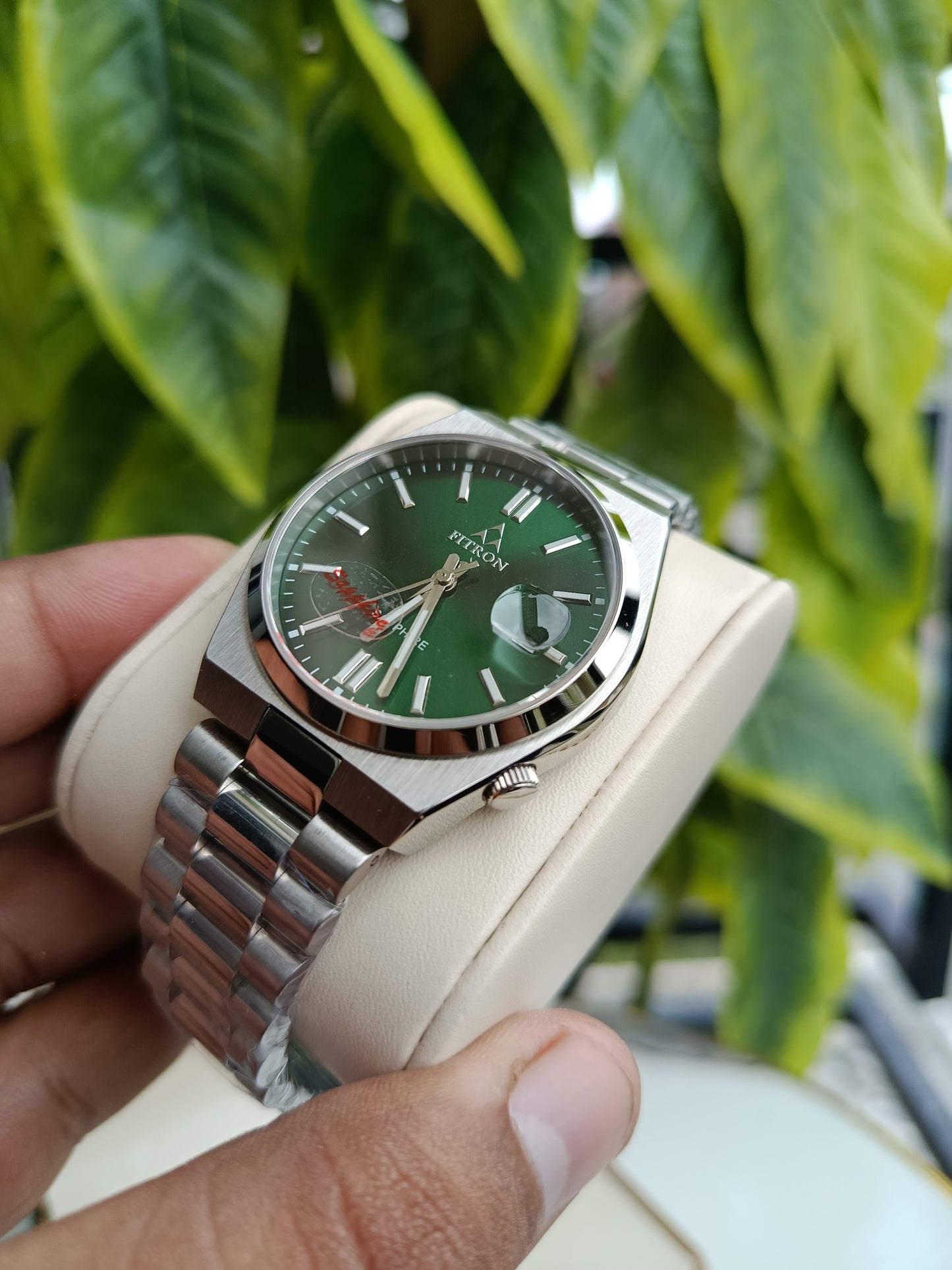 Fitron Hulk Green Dial Men's Watch