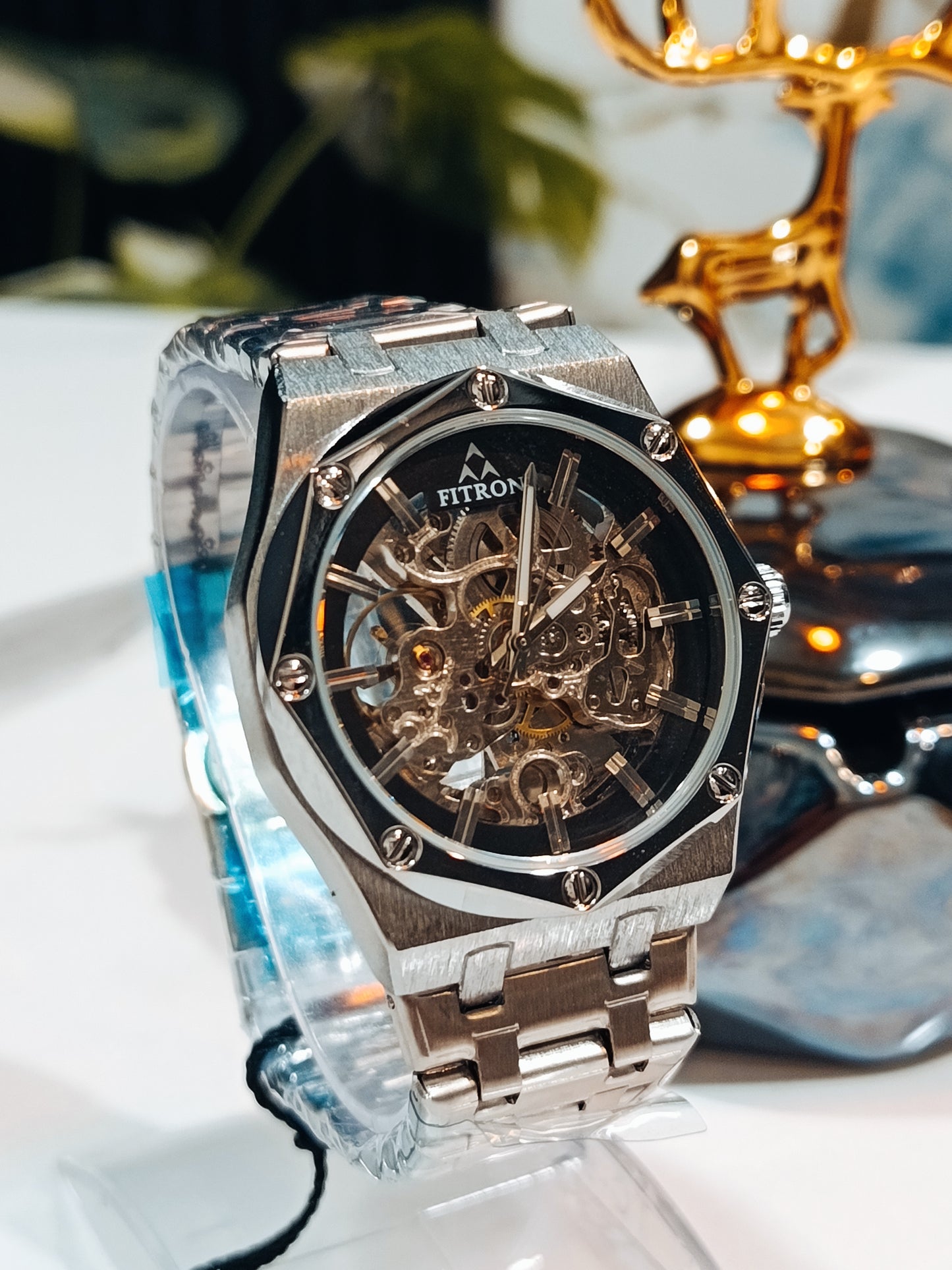 Fitron Skeleton FT8107G Men's Watch