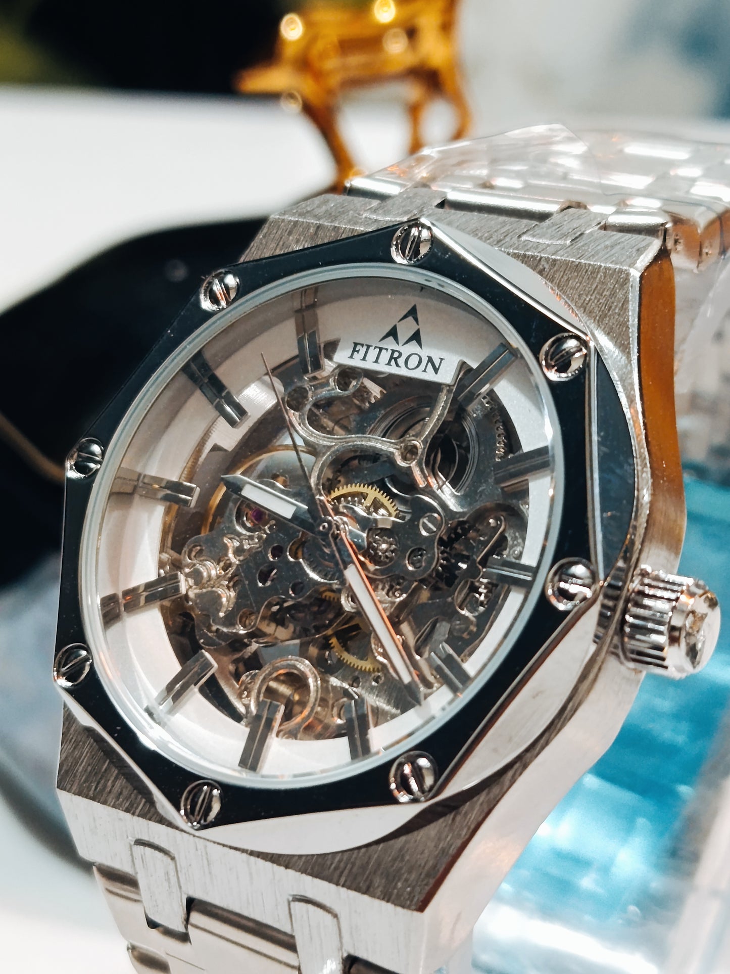 Fitron Automatic Skeleton 8107G Watch