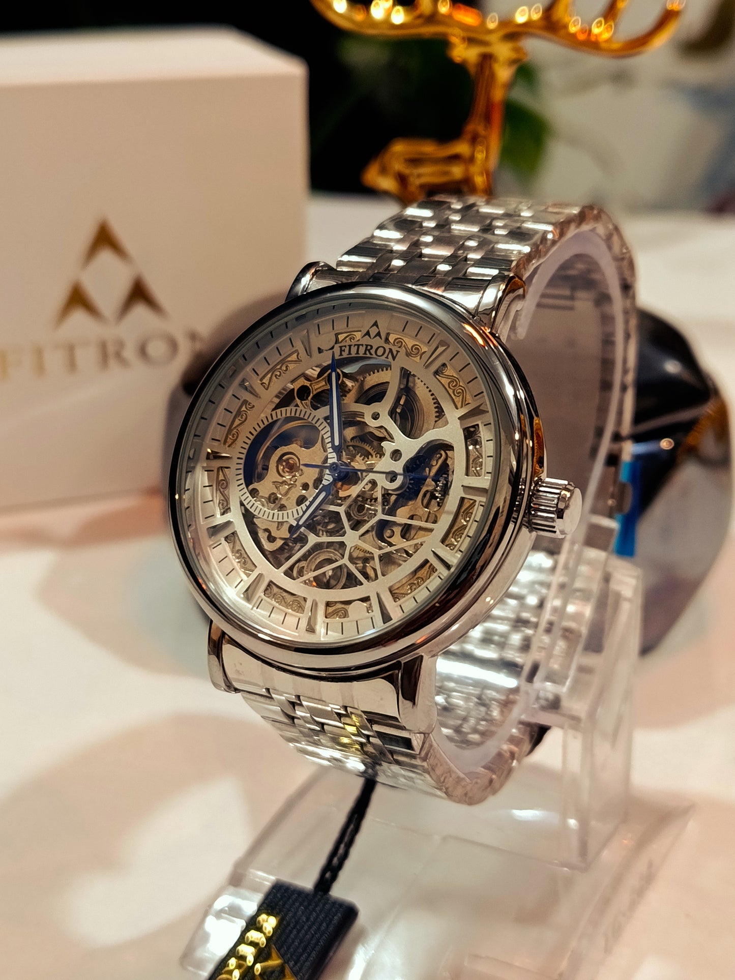 Fitron Skeleton Automatic FT.8085G Men's Watch