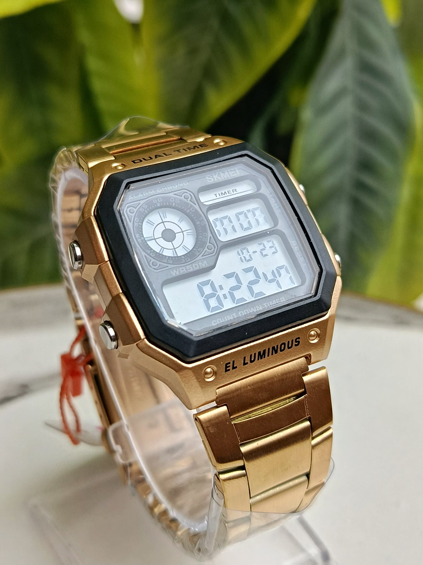 Skmei 1335 Digital Sports Watch – Chronograph & Dual Time – Waterproof Black Wristwatch for Men