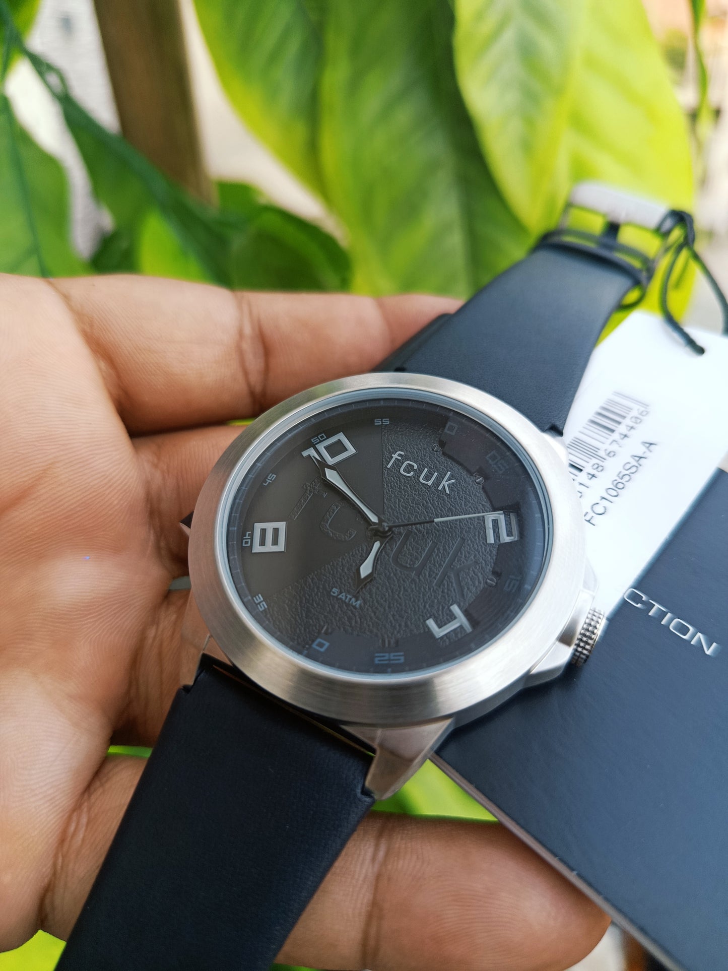 French Connection Men’s Quartz Wristwatch – Black Dial & Analogue Display