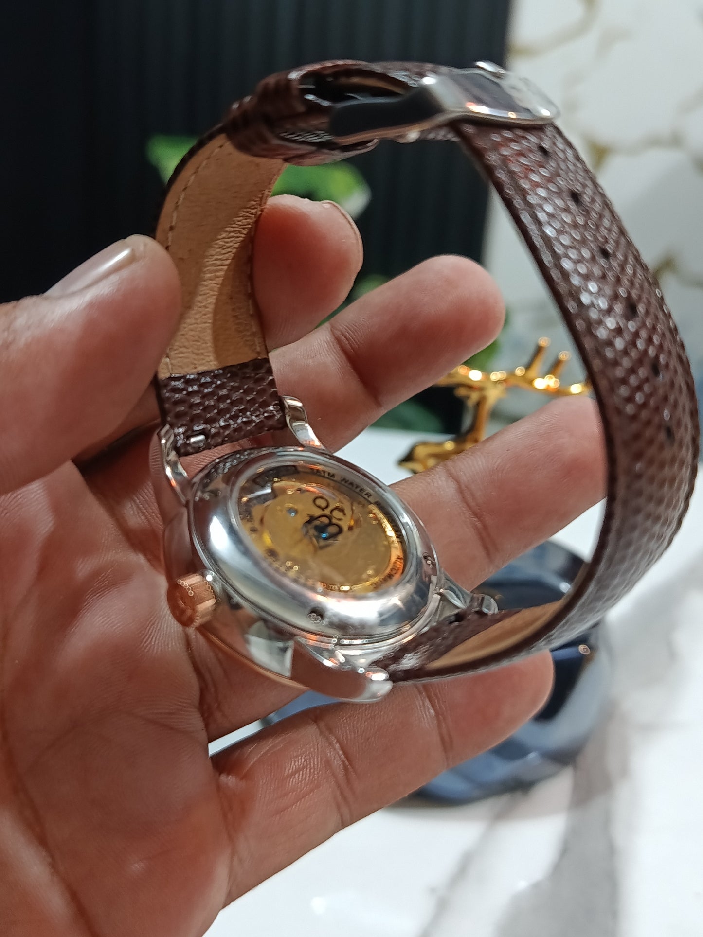 Binger B-5005-M Automatic Rose Gold Case Watch For Men