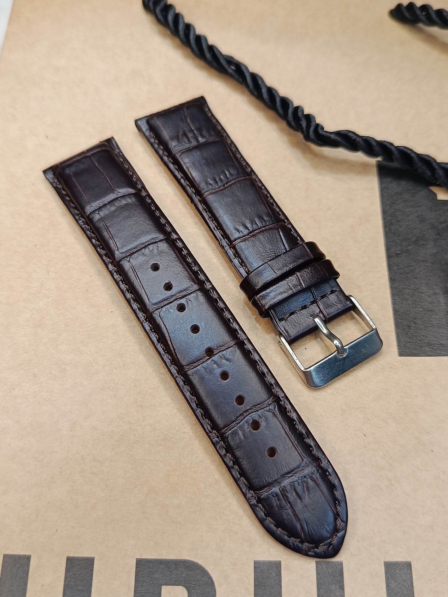 Bulova Genuine Leather Strap 22mm