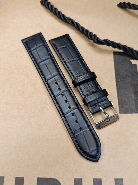 Boluva 20 Black Leather Strap