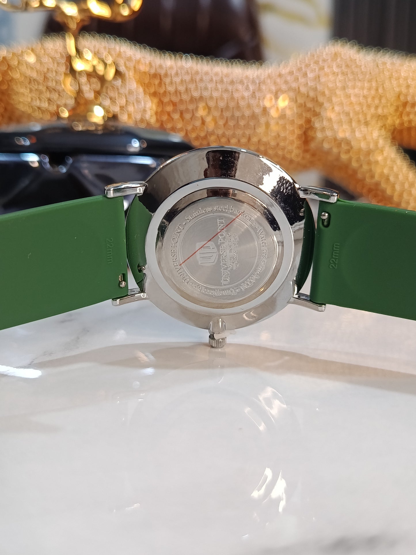 Universe Point Olive Green Dial Men's Watch