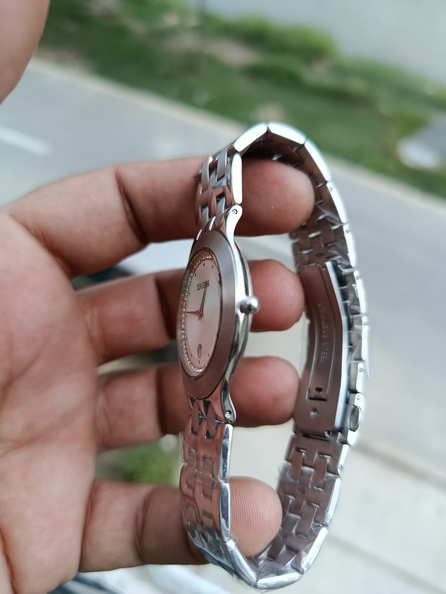 Tiahua Slim Stainless Steel Men's Watch