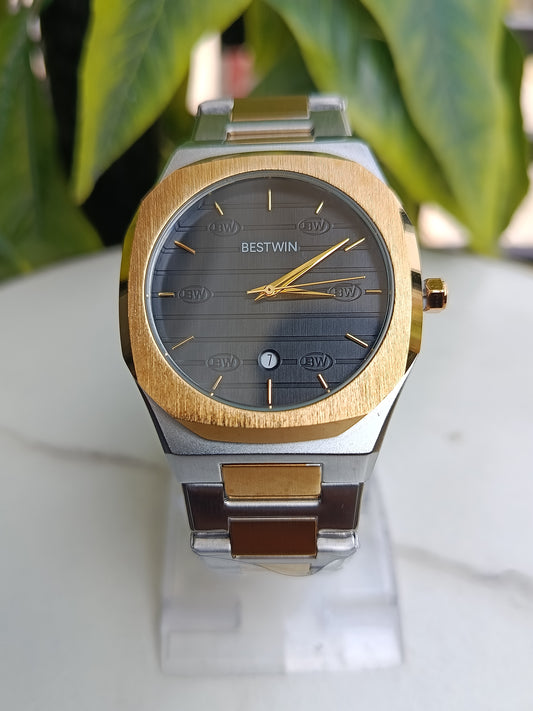 Bestwin BW 925 Men's Double Tone Watch