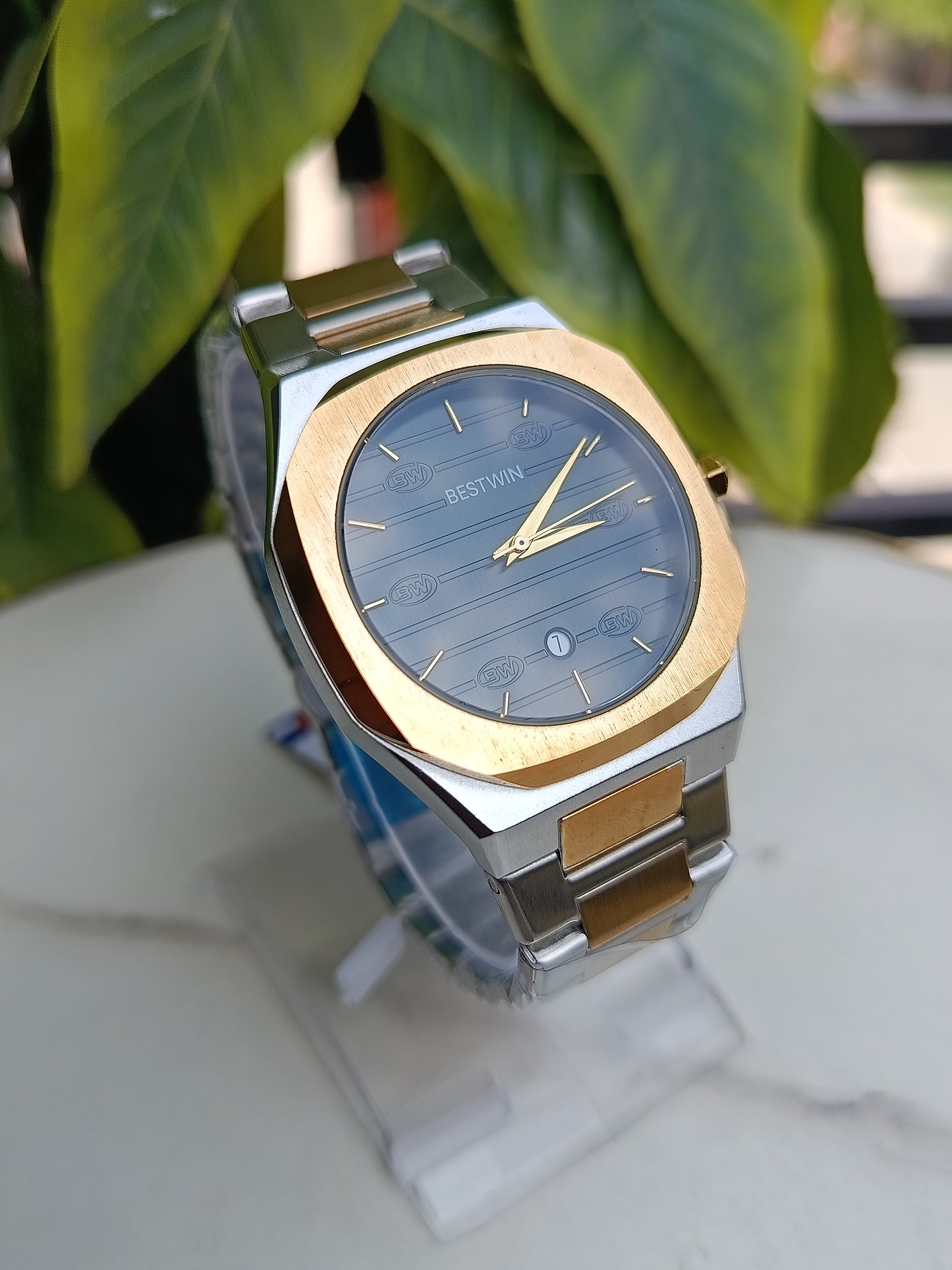 Bestwin BW 925 Men's Double Tone Watch