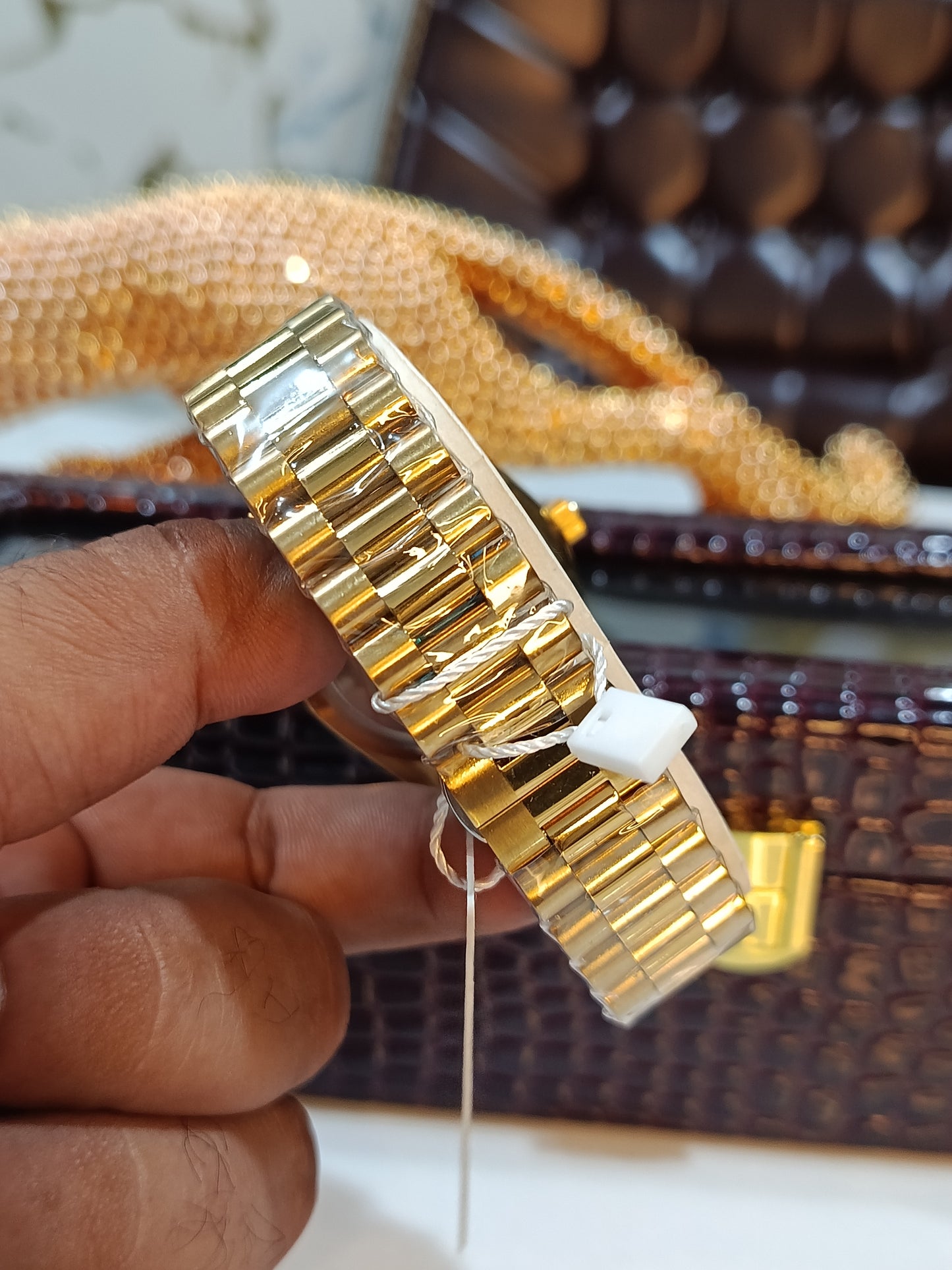 Seastar Double Tone Men's Gold Colour Watch