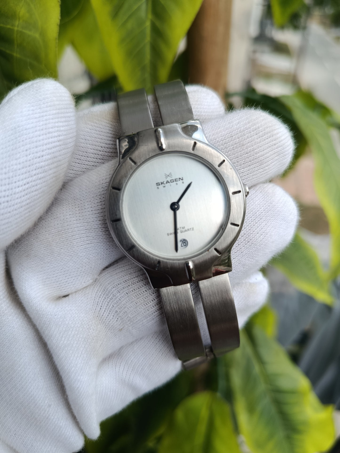 Skagen 49SSX Unisex Stainless Steel Bracelet Wrist Watch | Quartz