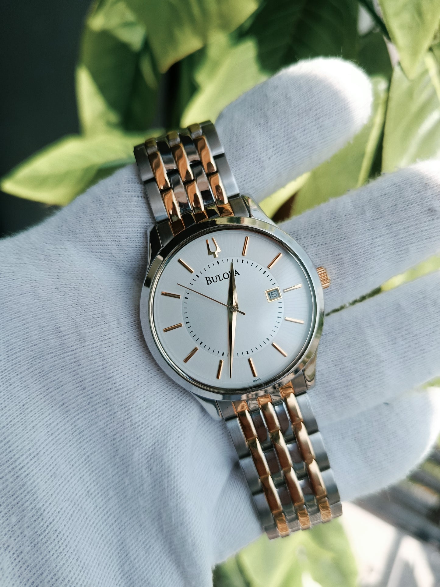 Bulova C957379 Men’s Double Tone Stainless Steel Quartz Analog Watch