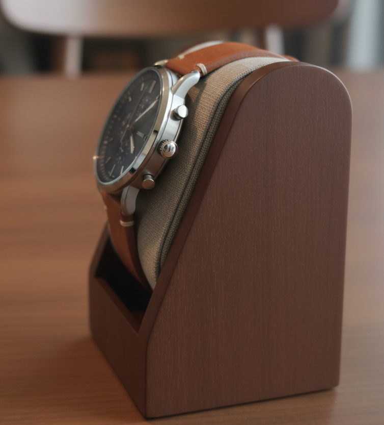 Fossil Commuter FS5401 – Men’s Brown Leather Strap Blue Dial Chronograph Quartz Watch