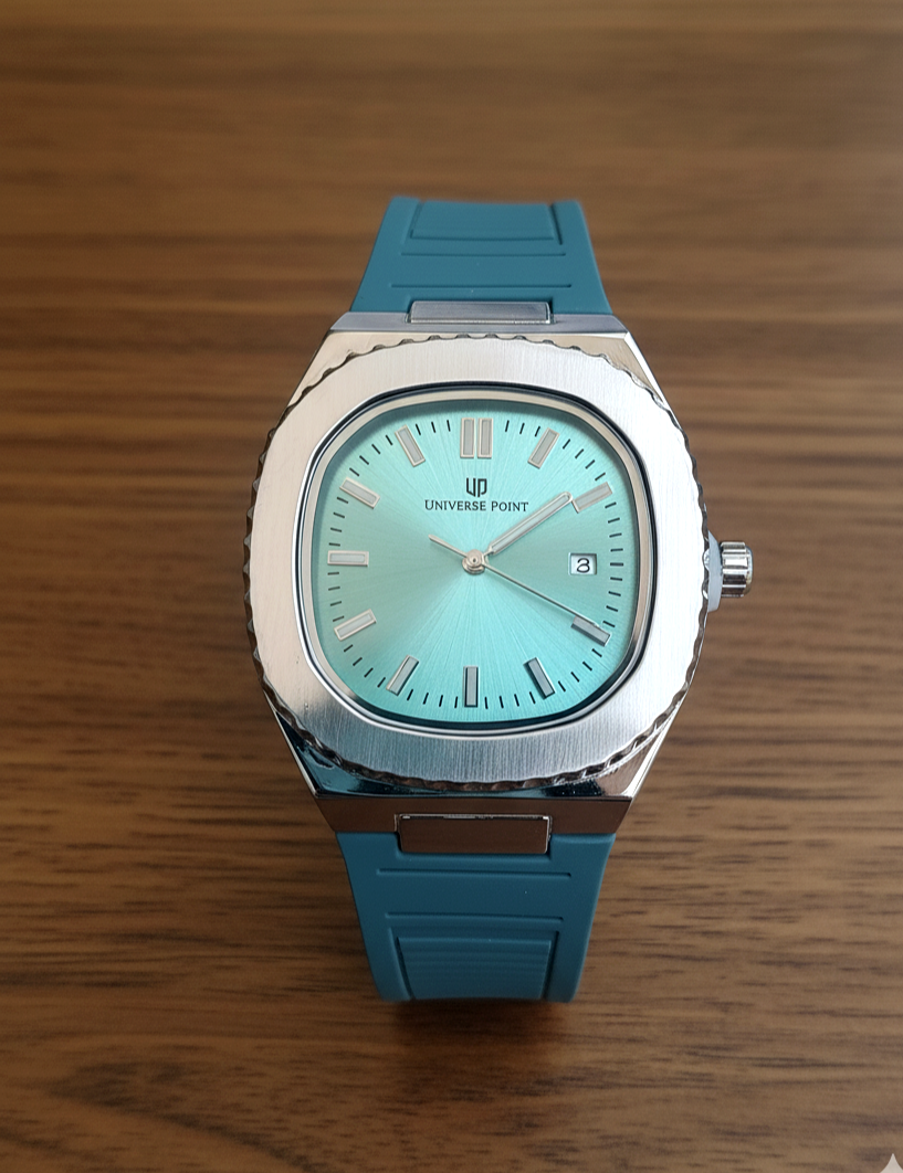 Universe Point Sea Blue Dial Magatic Lock Watch Comfortable and Soft
