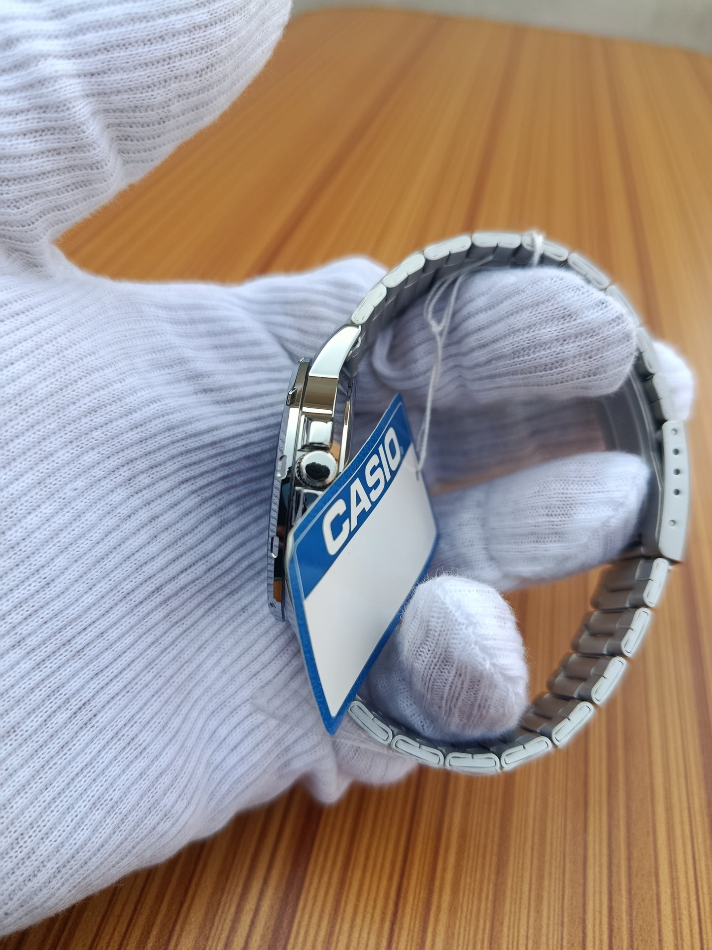 Casio MTP-VD01D-2EVUDF – Sporty Blue Dial Stainless Steel Men’s Watch