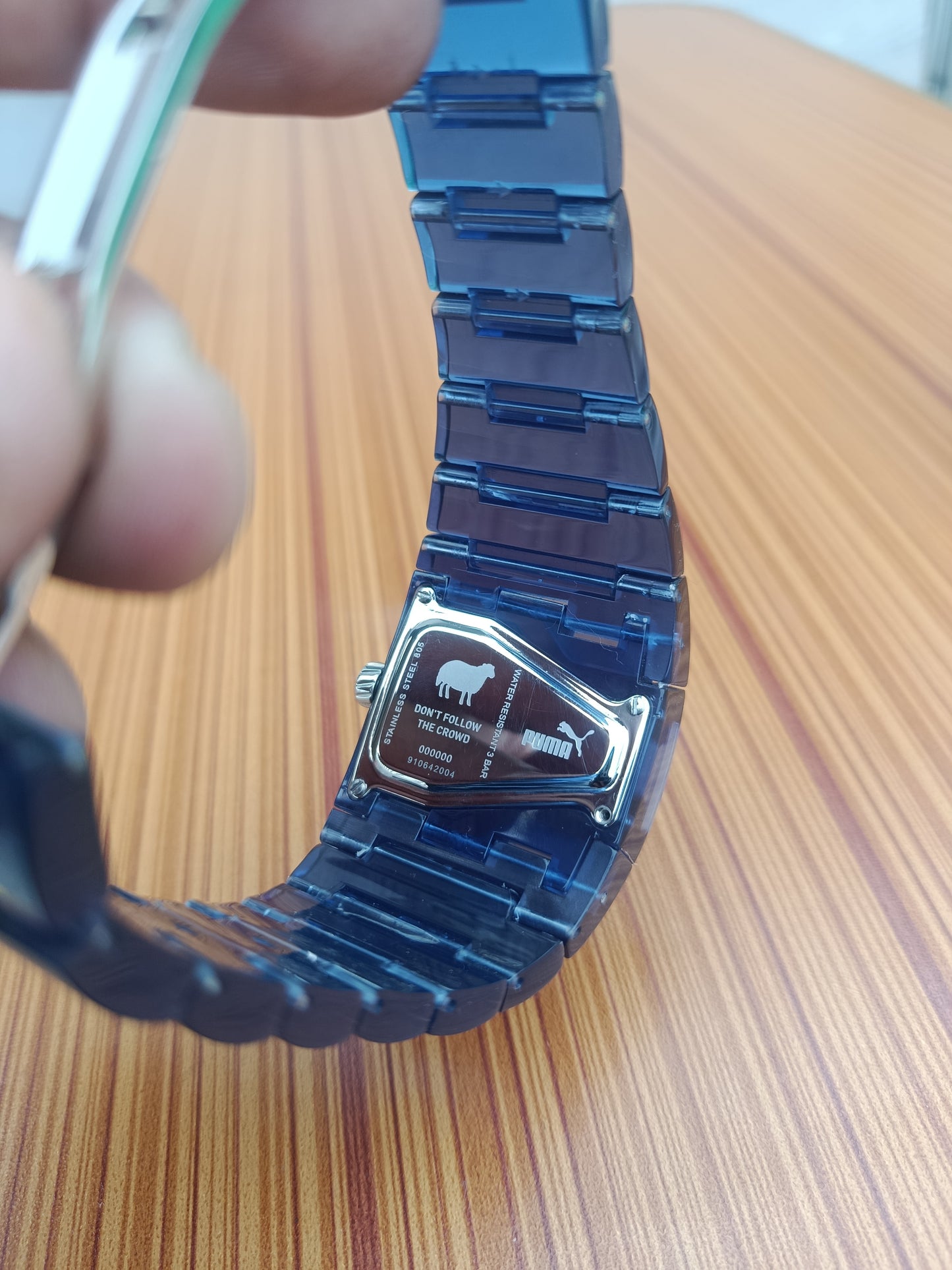 Puma Women's Blue Plastic Watch
