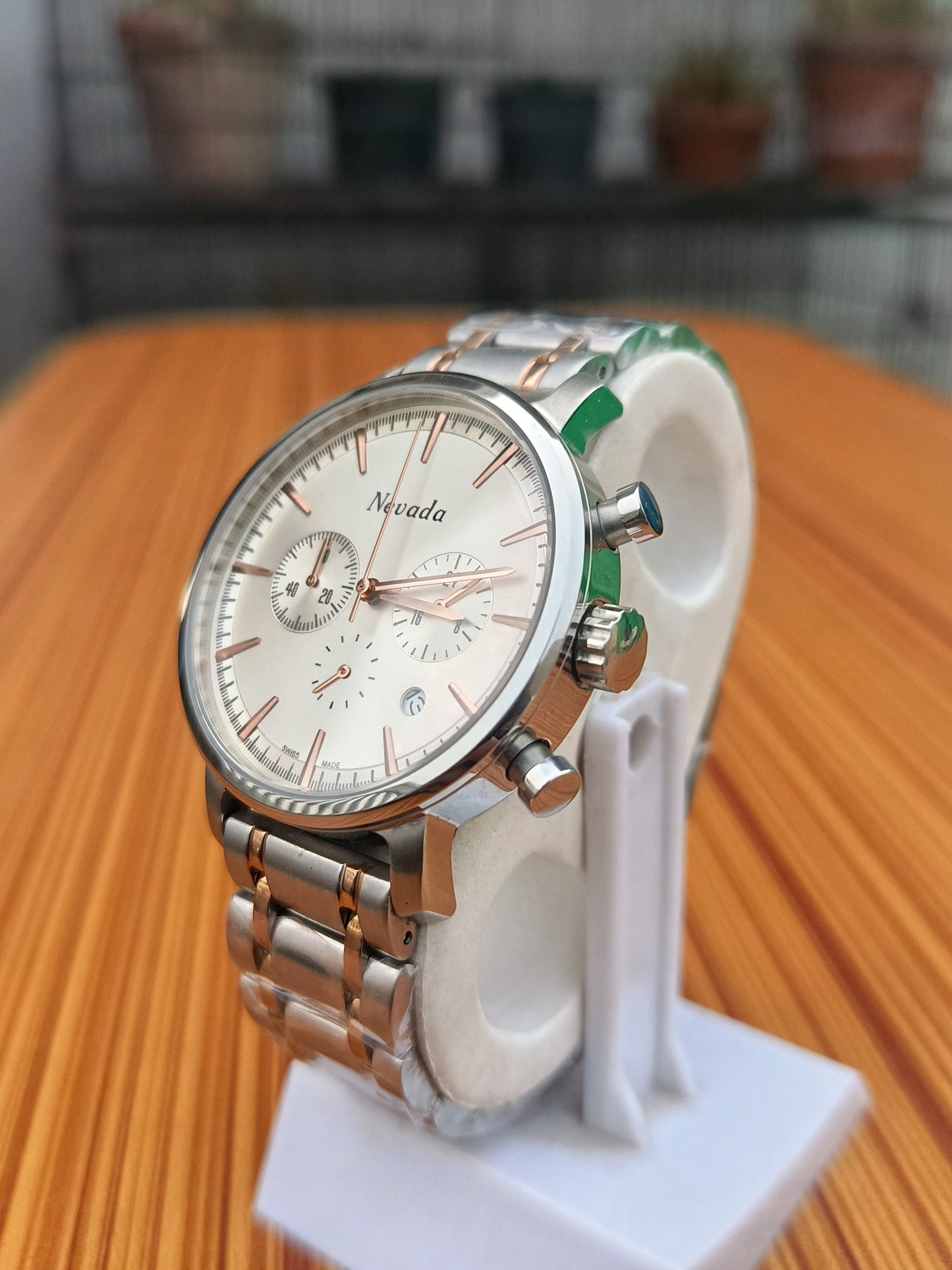 Nevada Double Tone Stainless Steel Men's Watch