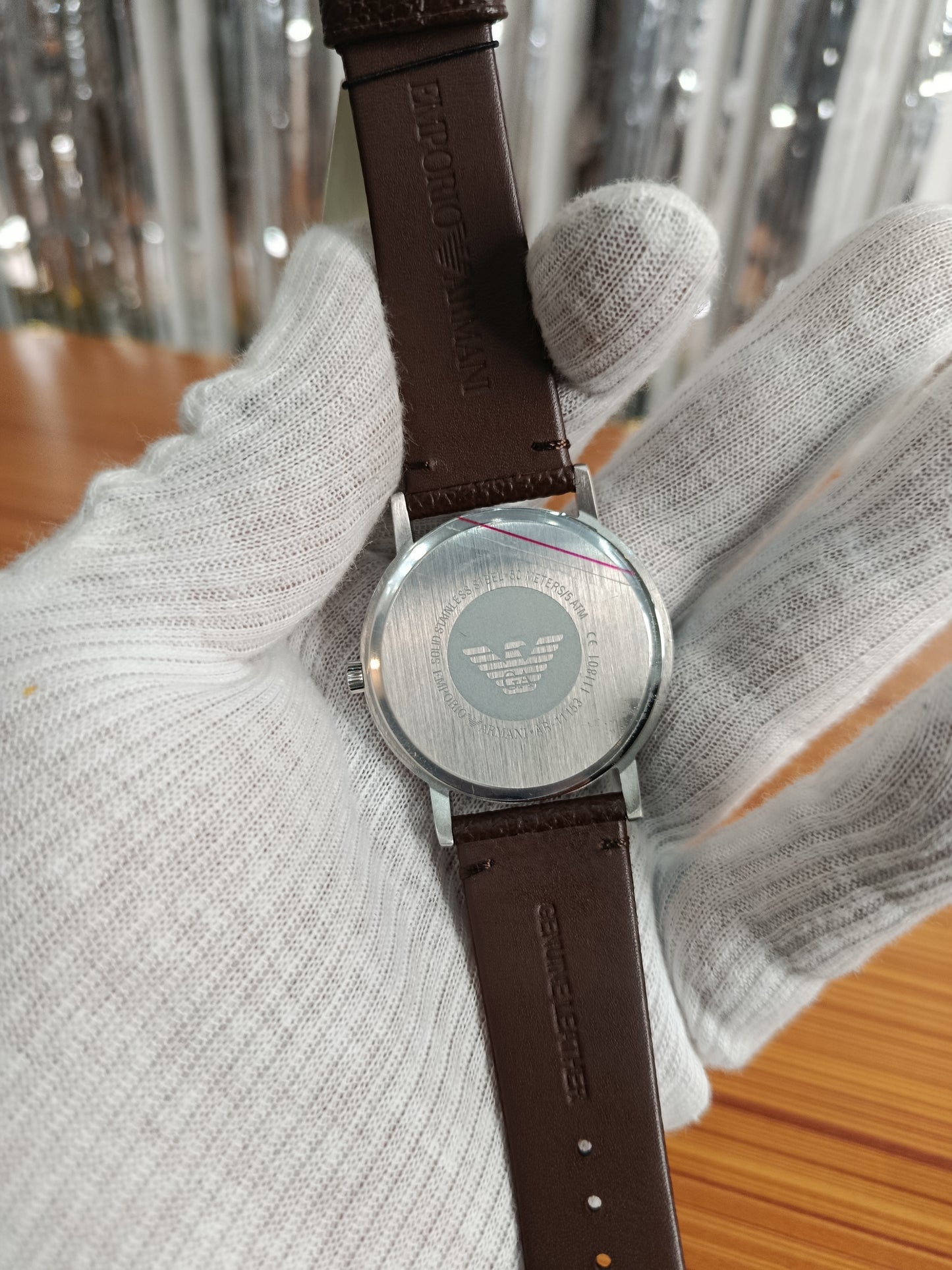 Emporio Armani KAPPA AR11153 Men’s Quartz Watch with Black Dial