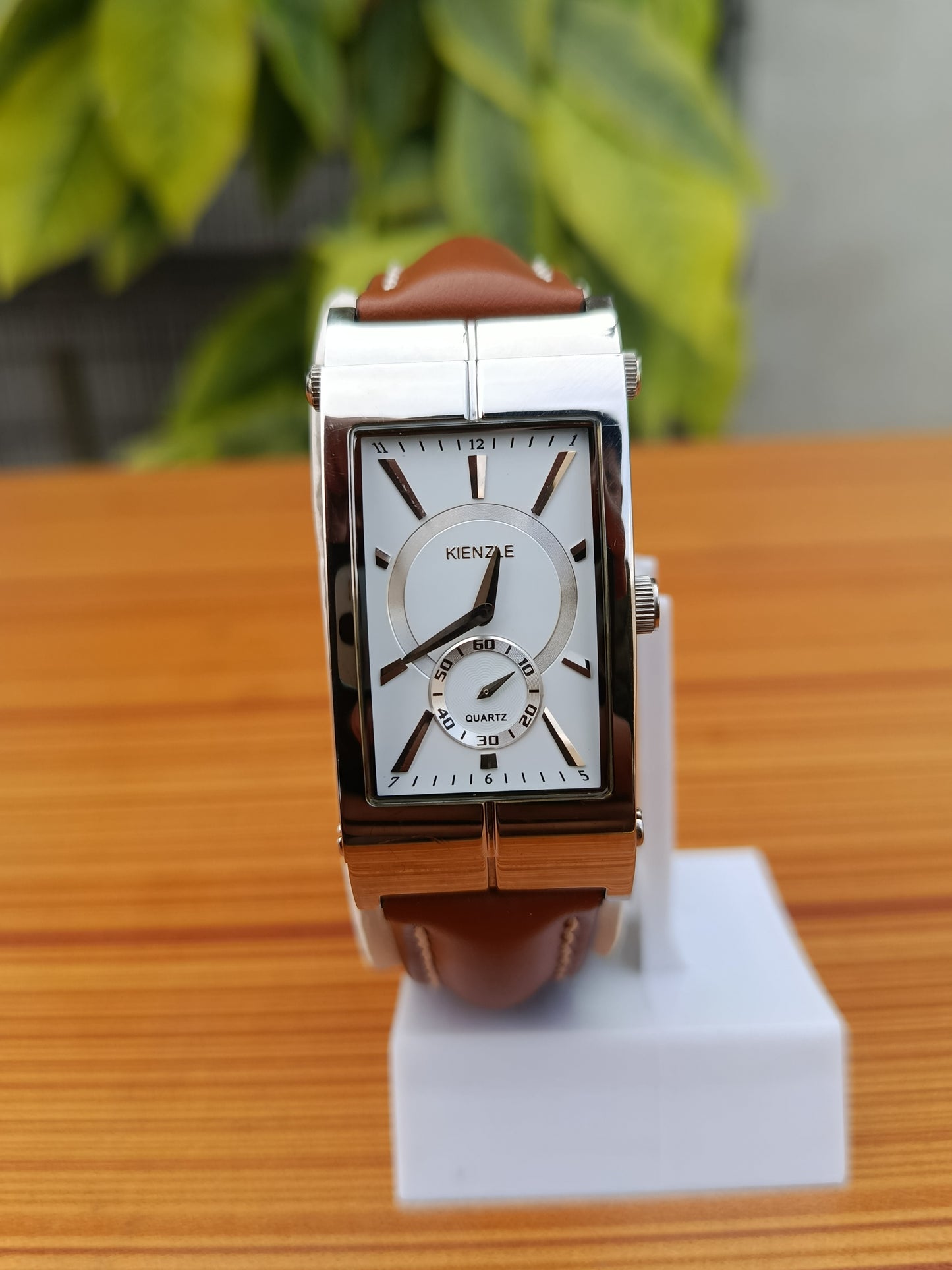 Kinzele Original Quartz Tank Shape Watch | Vintage Classic Design