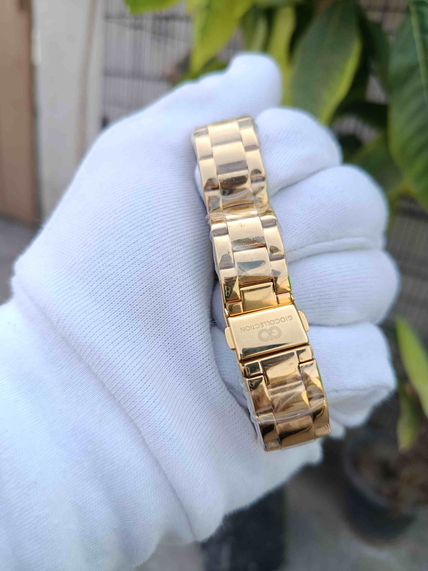 GIO Collection Women's Gold Watch 2013-33 – Elegant Stainless Steel Ladies Wrist Watch
