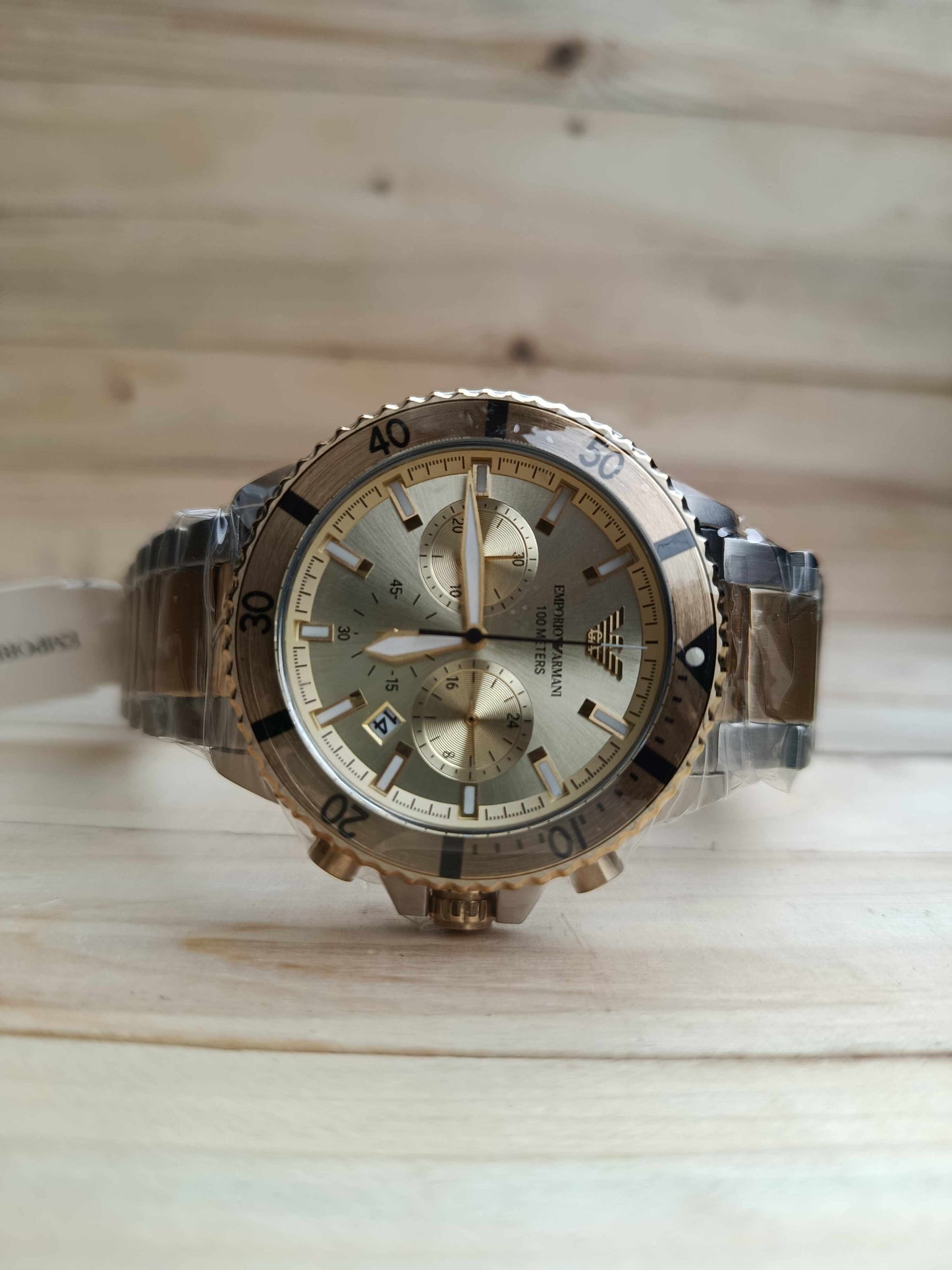 Emporio Armani AR11606 Watch – Classic Stainless Steel Chronograph for Men