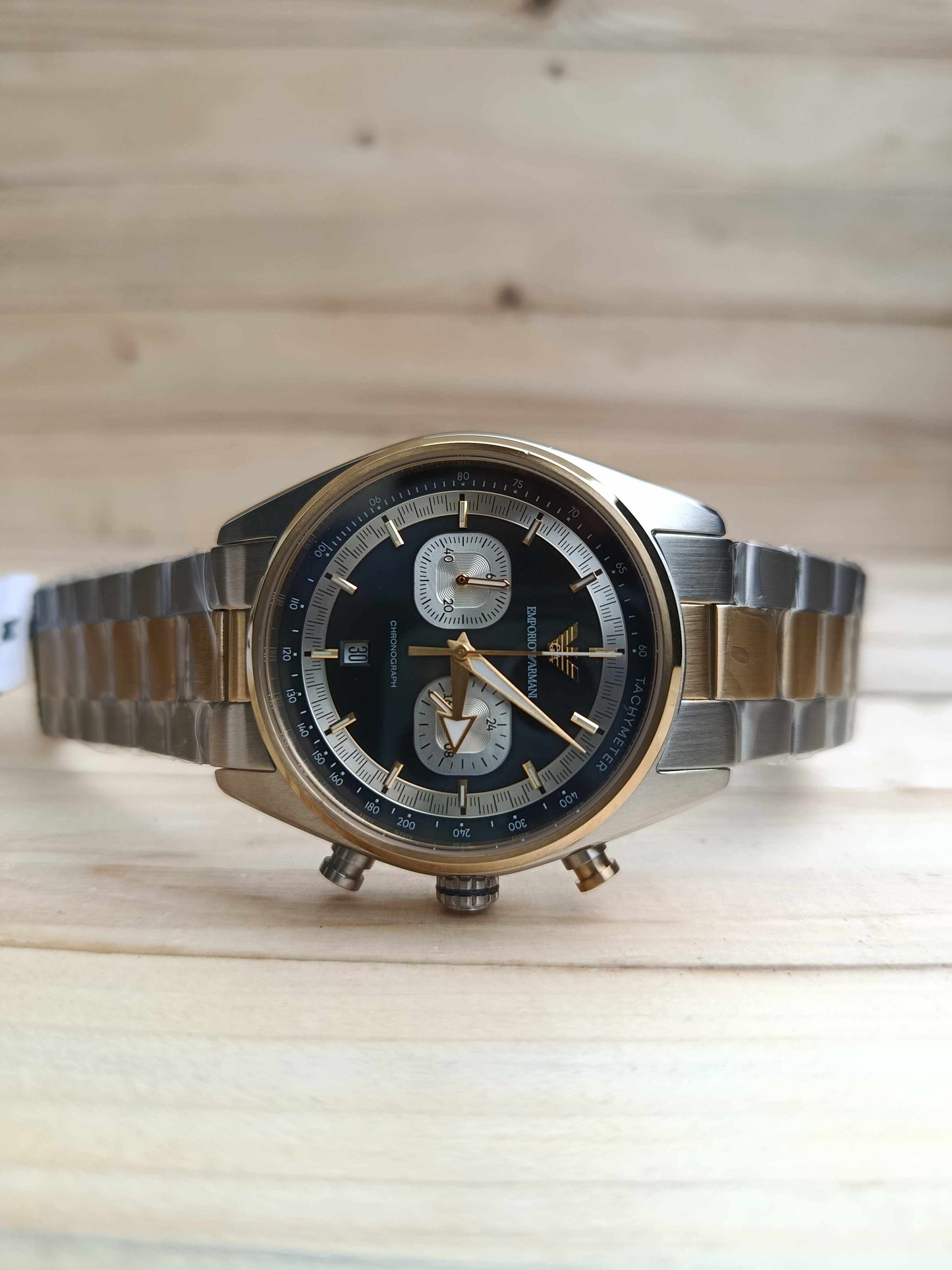 Emporio Armani Racer Chronograph AR11678 Stainless Steel Watch for Men