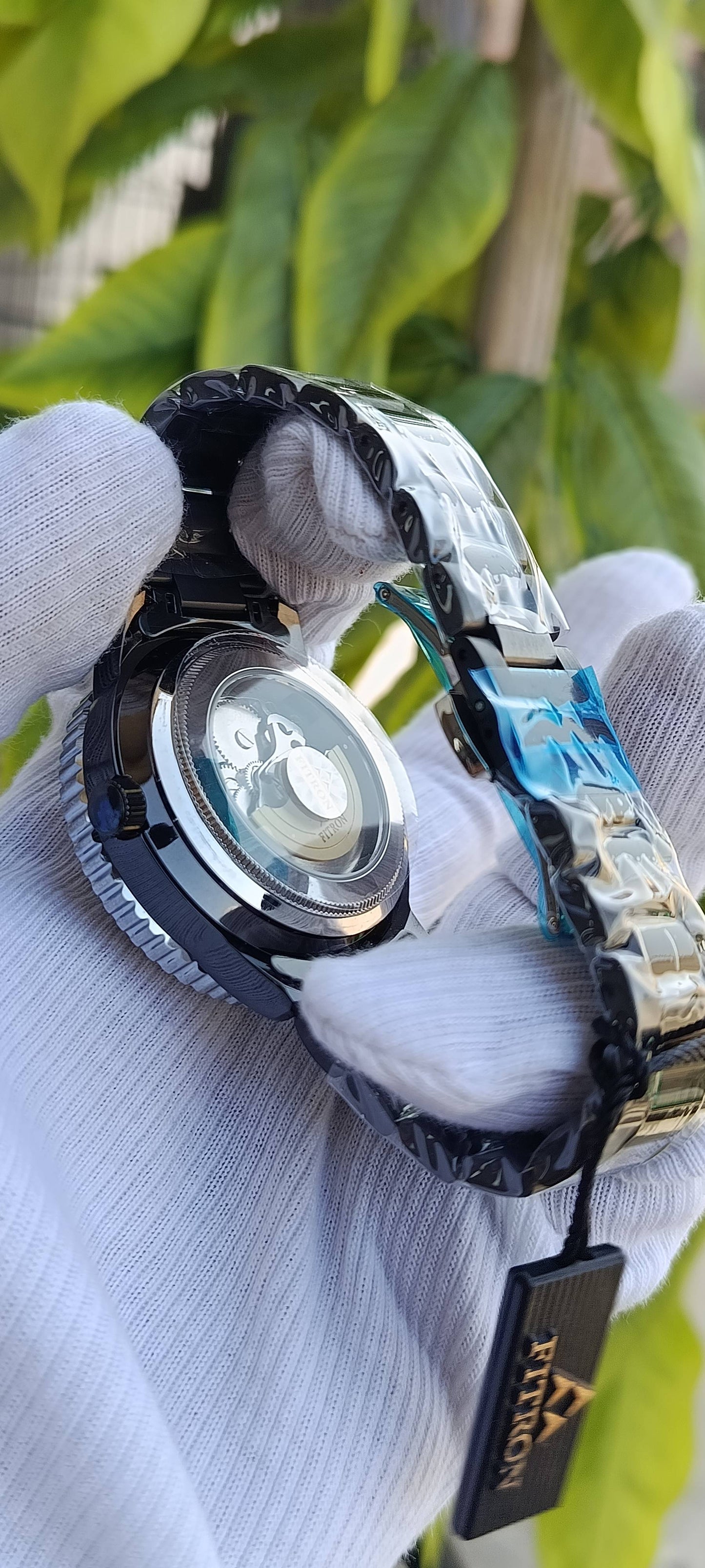 Fitron Automatic Skeleton Diver Watch – Black PVD Case & Bracelet