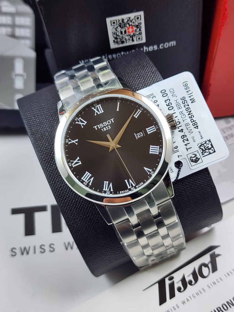 Tissot Classic Dream Black Dial Men's Watch – T129.410.11.053.00