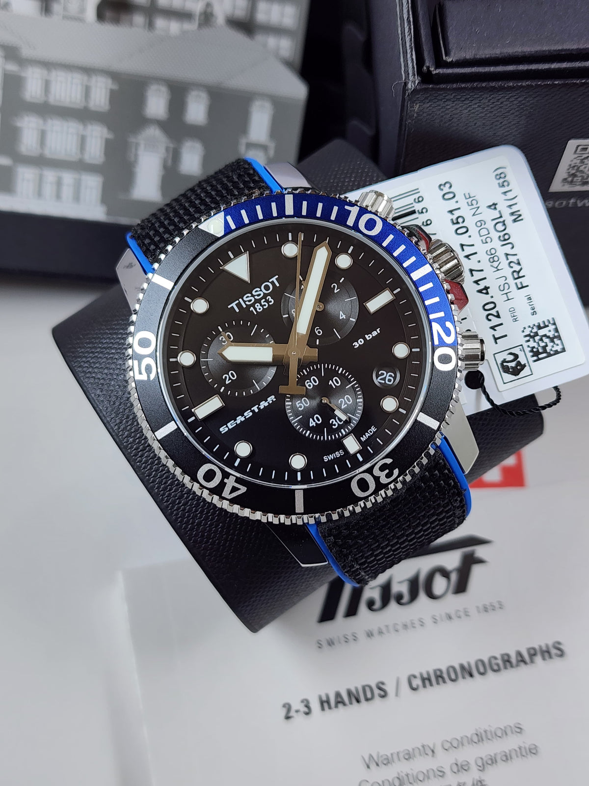 Tissot Seastar 1000 Chronograph Men's Watch T120.417.17.051.03
