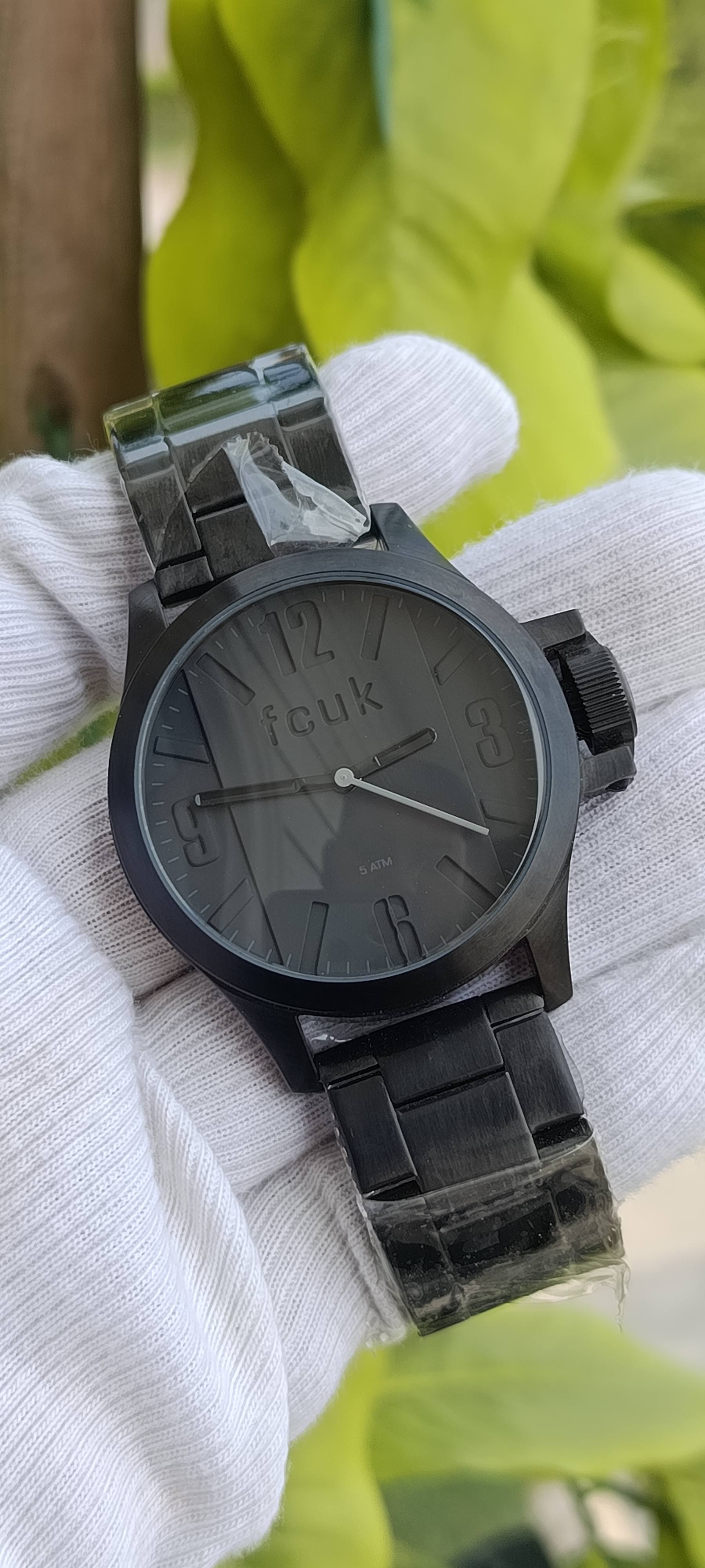 Fuck French Connection Black 46mm Watch – ZWC & Co.