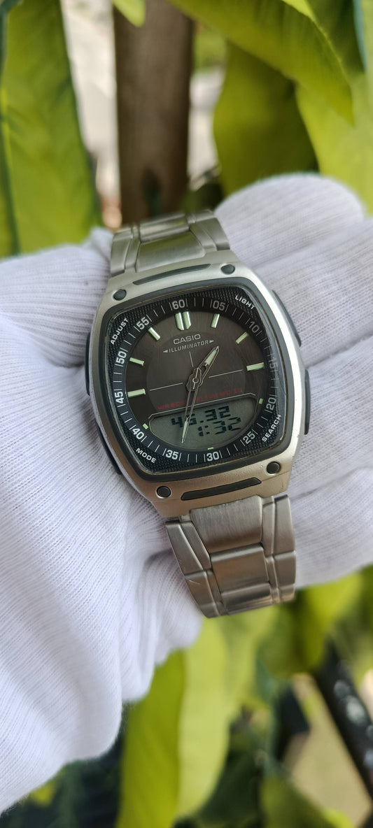 Casio AW-81 Illuminator Men's Watch | Analog-Digital Combo