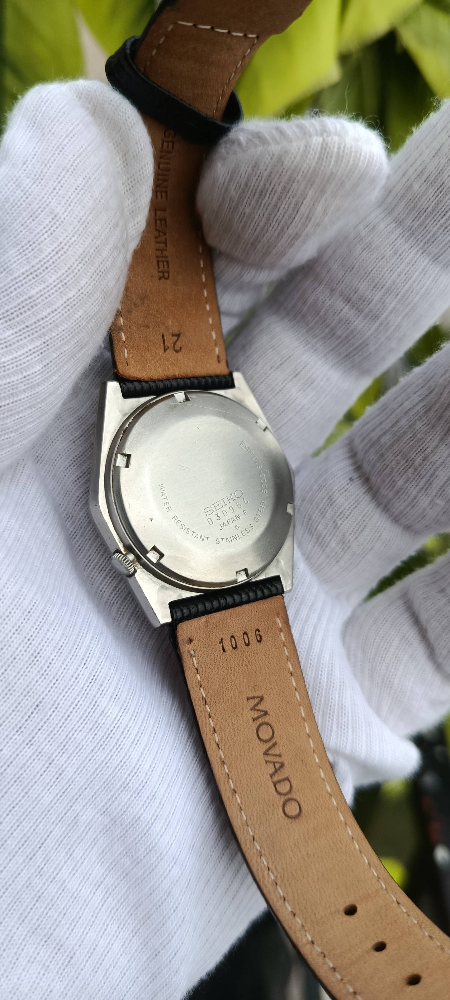 Vintage Seiko 5 Automatic Watch | Hexagonal Case | Brown Dial | Arabic Day-Date | Ref. 6309-5160R | Men's Japan-Made