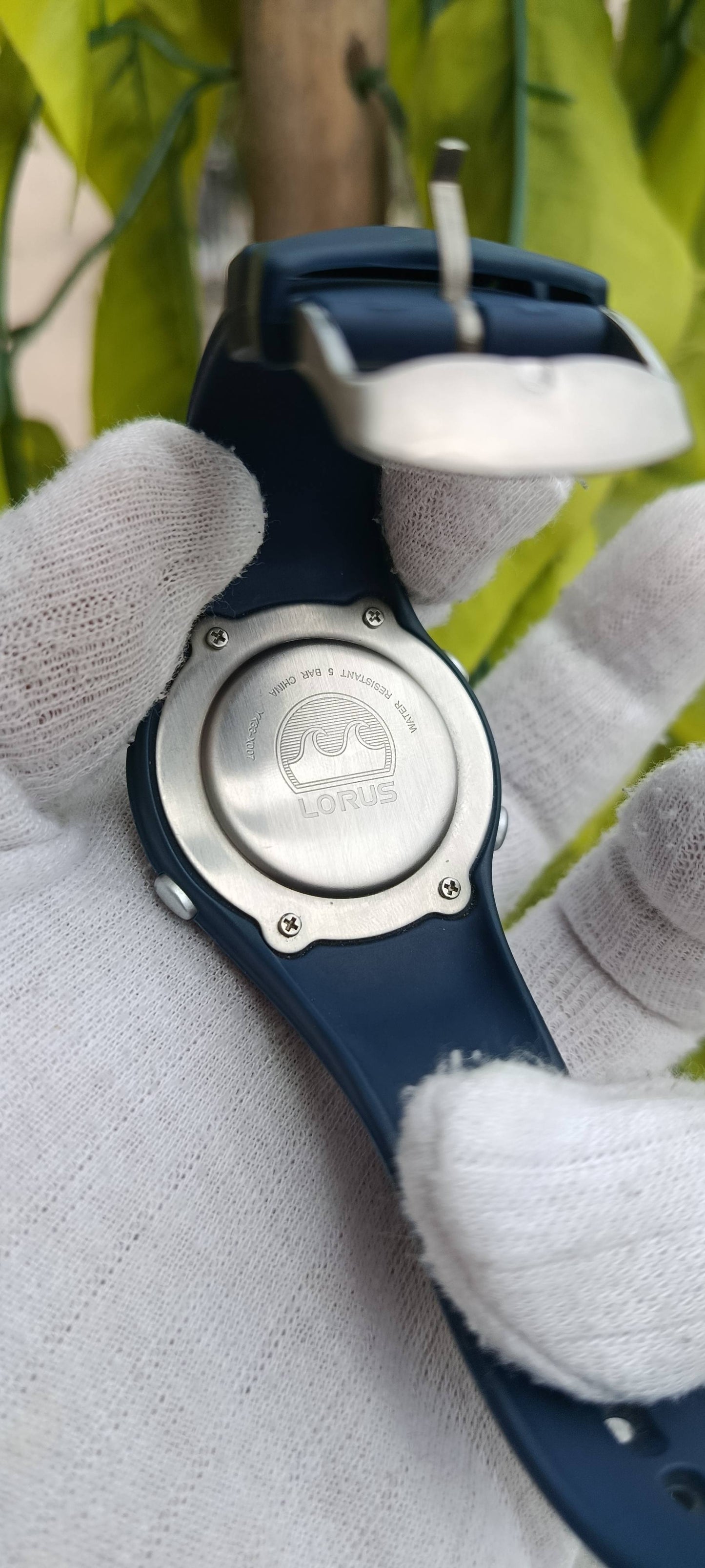 Lorus Digital Sports Watch | LCD Display | Alarm & Chime | 50m Water Resistant | Navy Blue