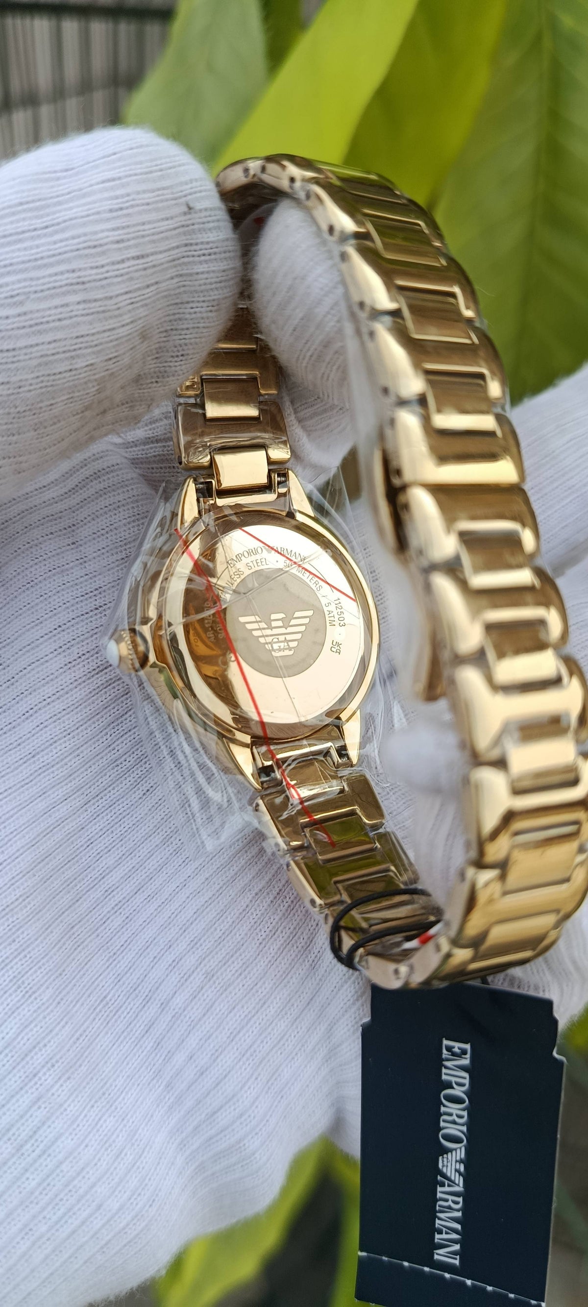 Emporio Armani AR11609 Women's Gold-Tone Crystal Watch