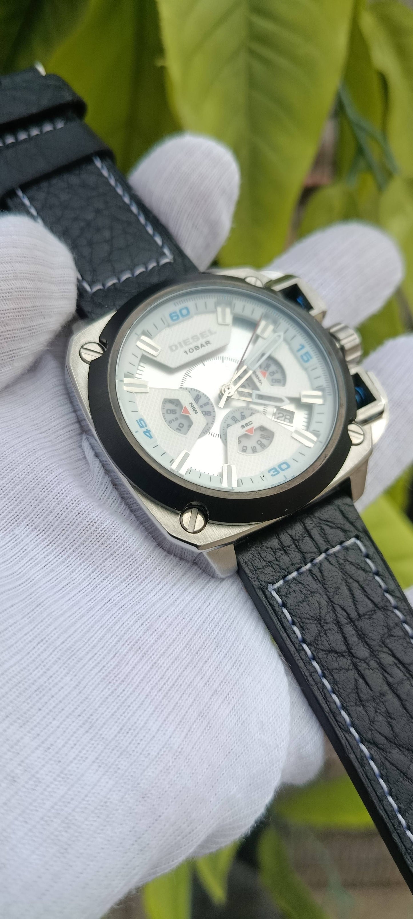 Diesel DZ7341 White Dial Chronograph Watch