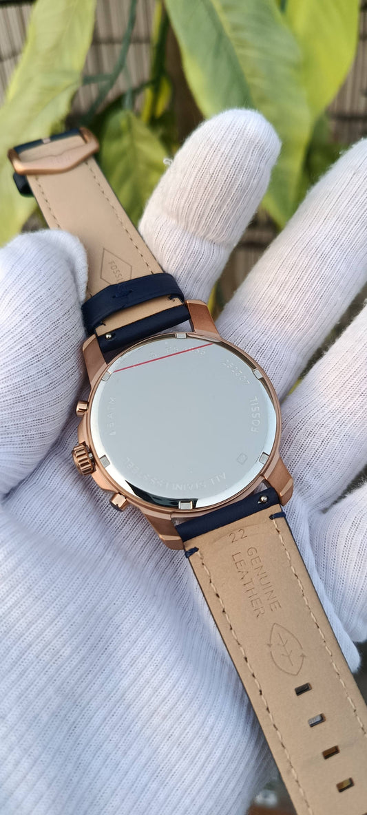 Fossil Grant FS4835 Men's Rose Gold Chronograph Watch