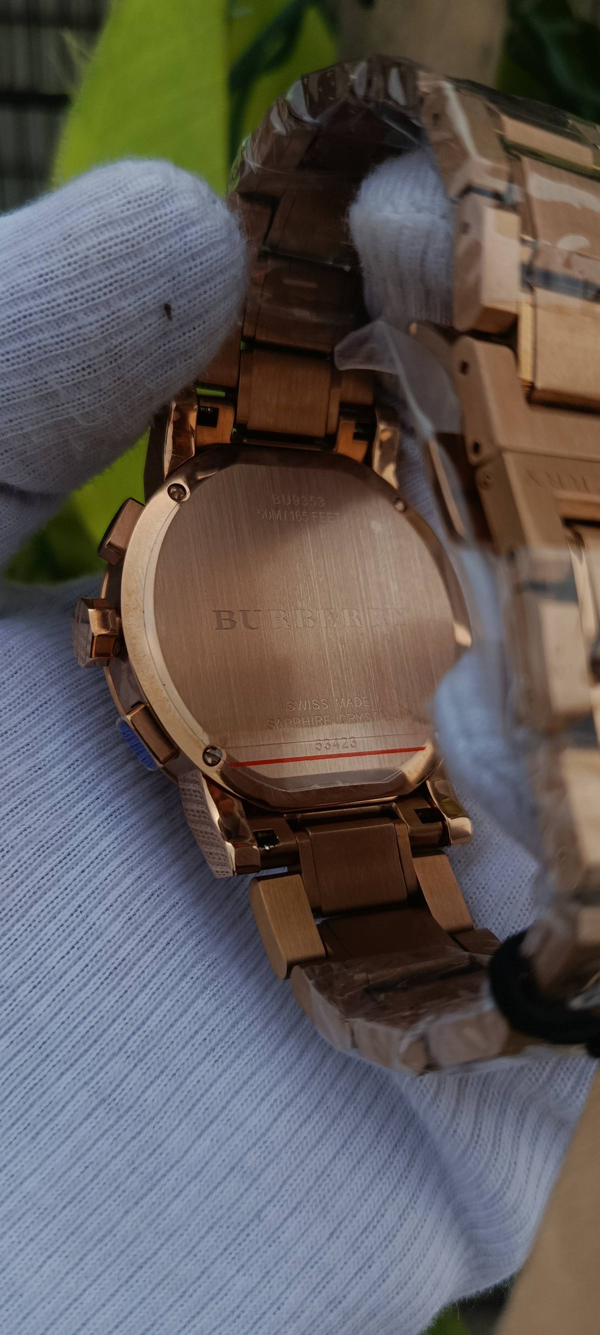 Burberry The City Chronograph BU9353 Rose Gold Men's Watc