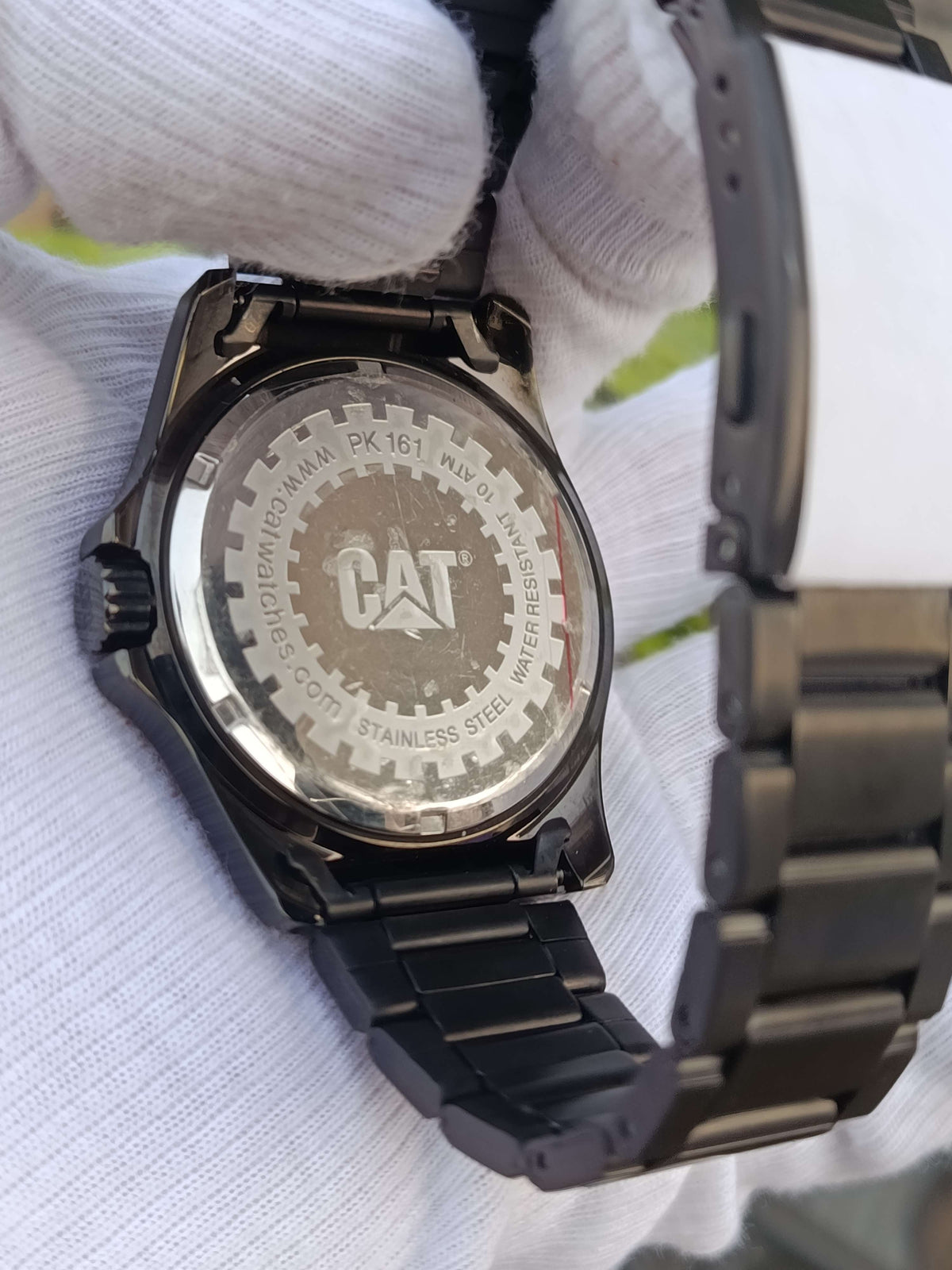 CAT PK.149 Men's Stainless Steel Date Watch | Black Yellow