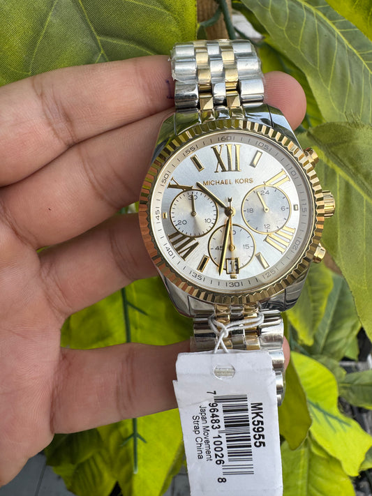 Michael Kors Bradshaw Two-Tone Chronograph Watch (Model: MK5955)
