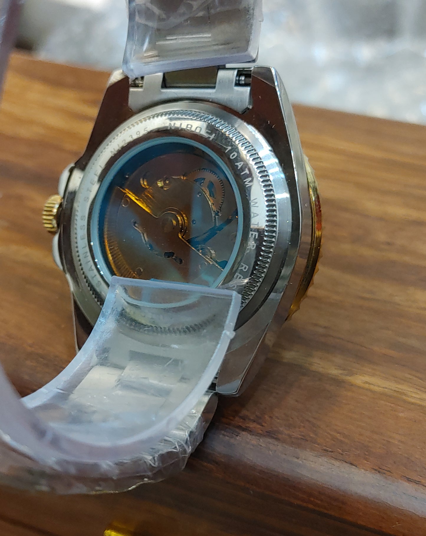 Sin-obi Automatic Two Tone Watch For Men on 30% Sale