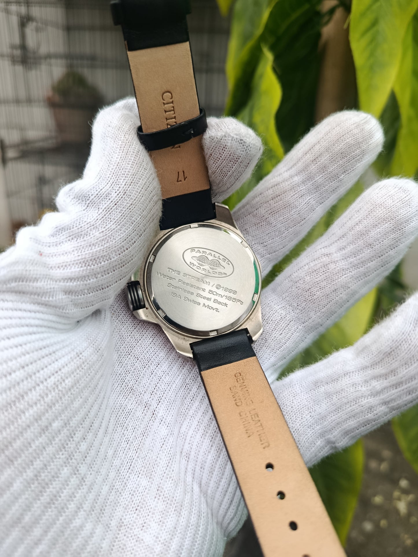 Parallel Worlds Square Dial Watch – Yellow Dial