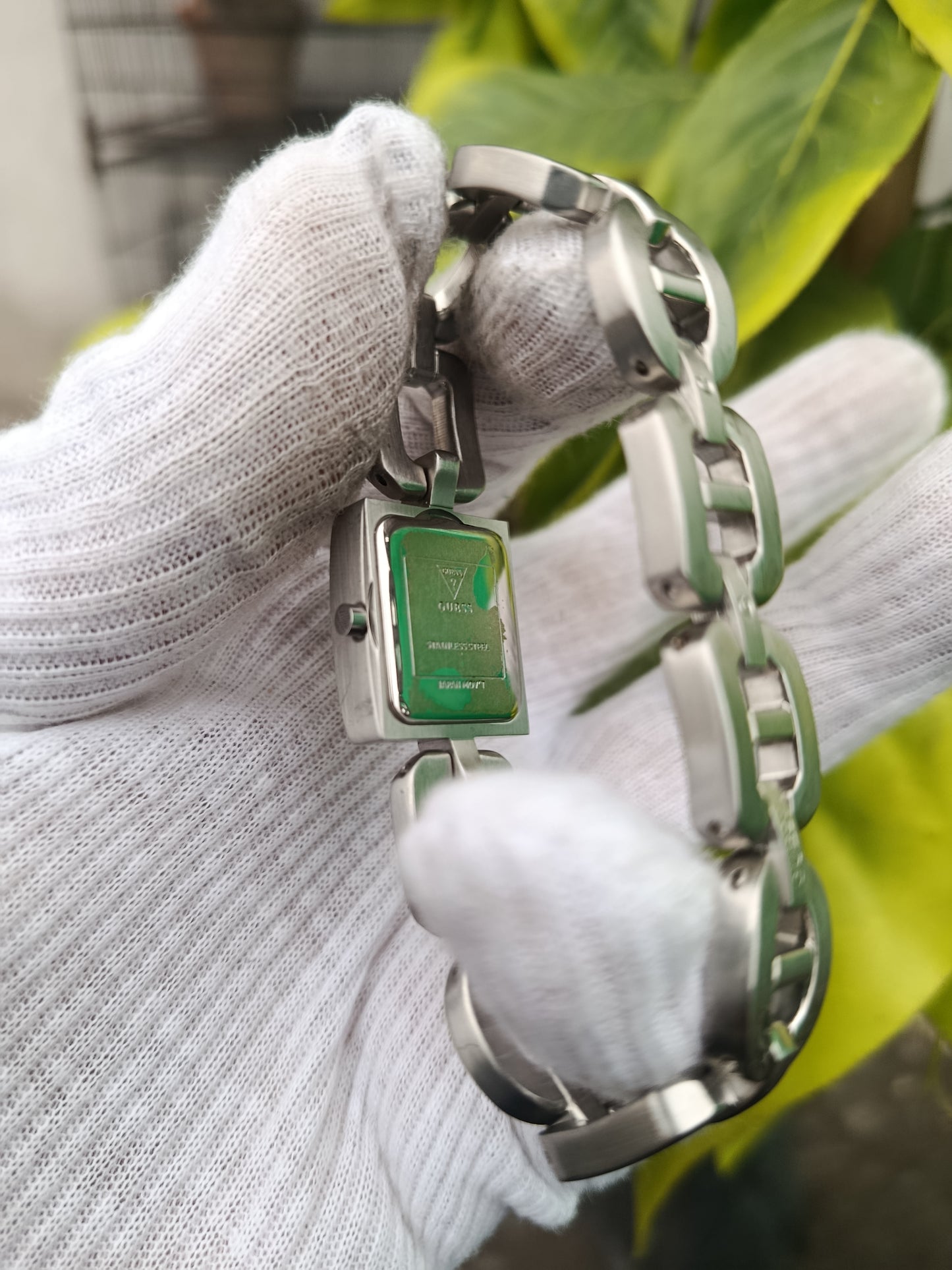 Guess Women’s Stainless Steel Watch (W90061L1)