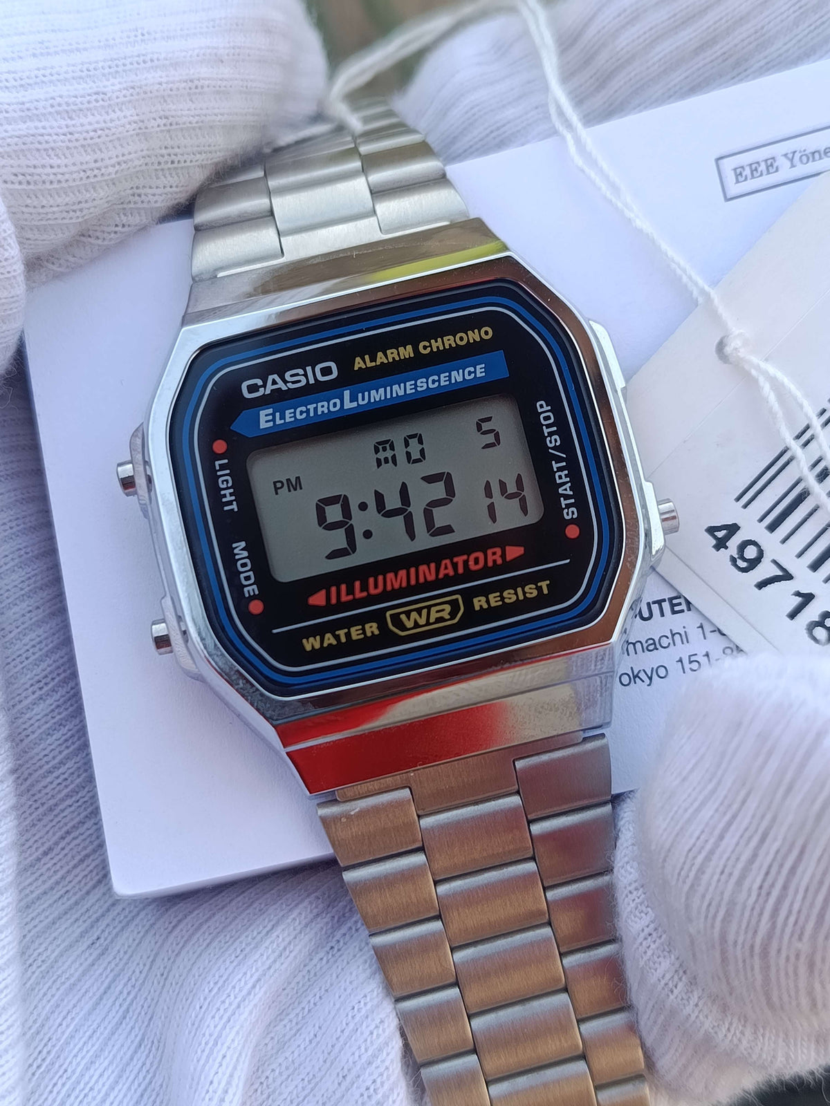 Casio Vintage A168WA-1WDF Digital Watch
